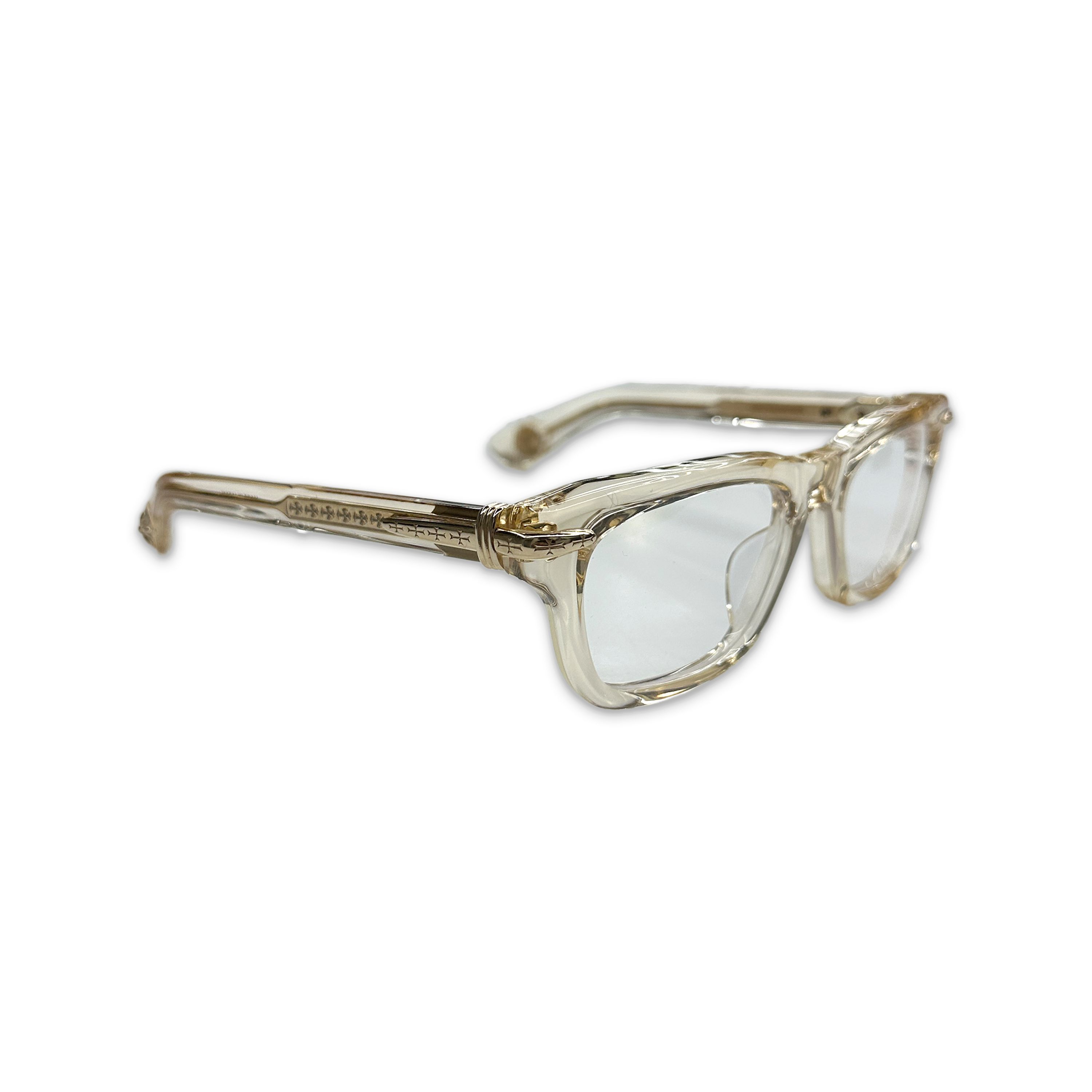 Chrome Hearts, Trypoleagain Glasses "Transparent Yellow"