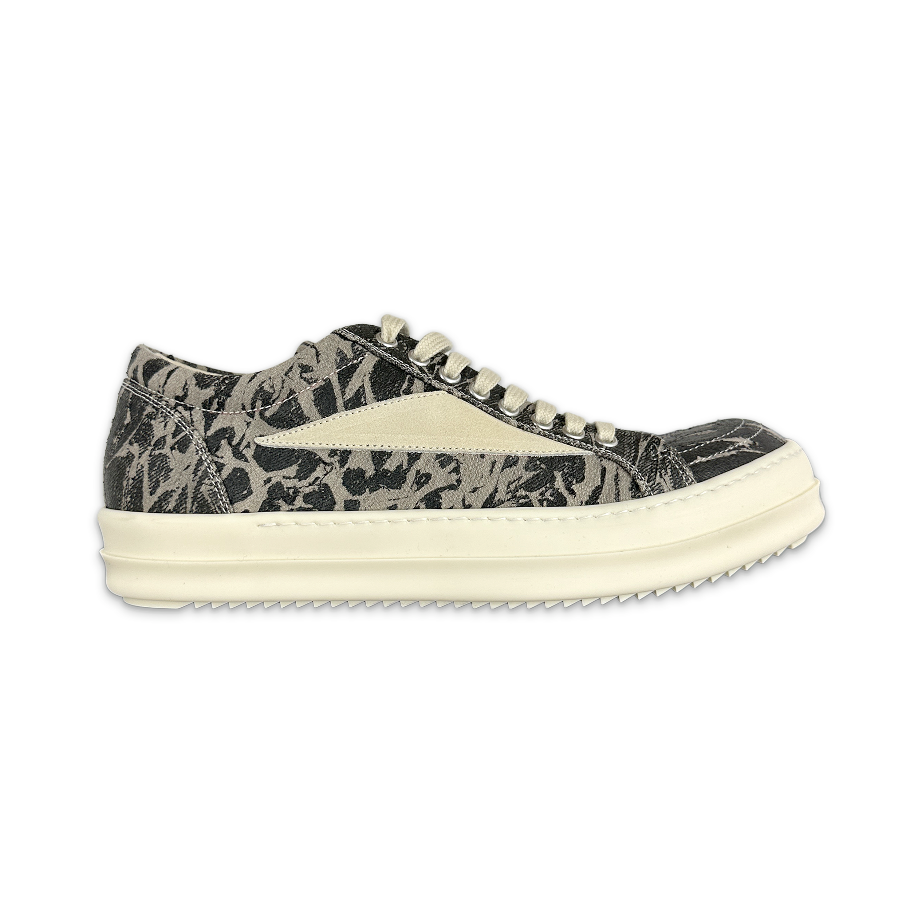 Rick Owens DRKSHDW, Concordians Vintage Sneaks "Black Milk Washed Foil"