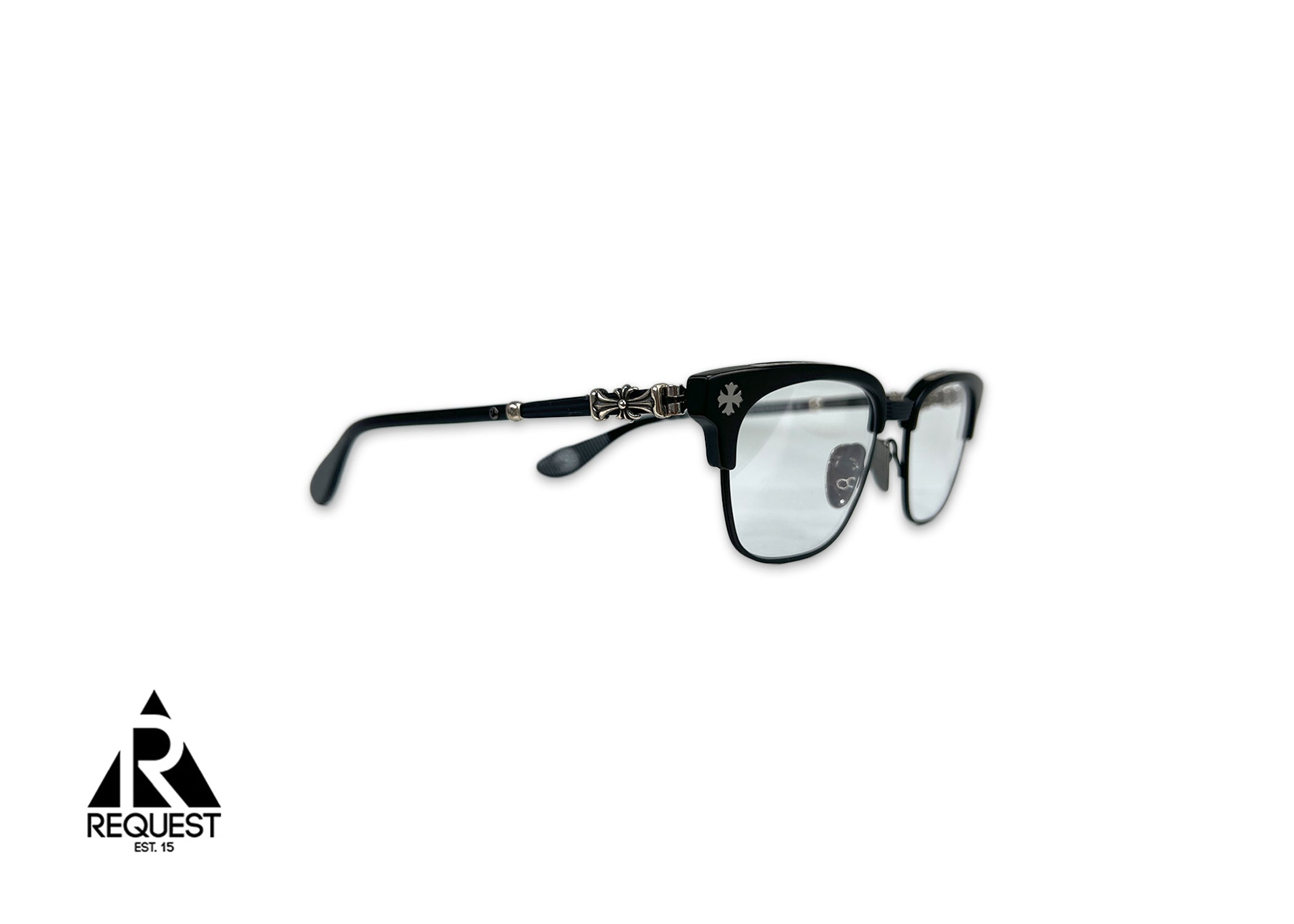 Chrome Hearts, Bonennoisseur II Glasses "Black Silver"