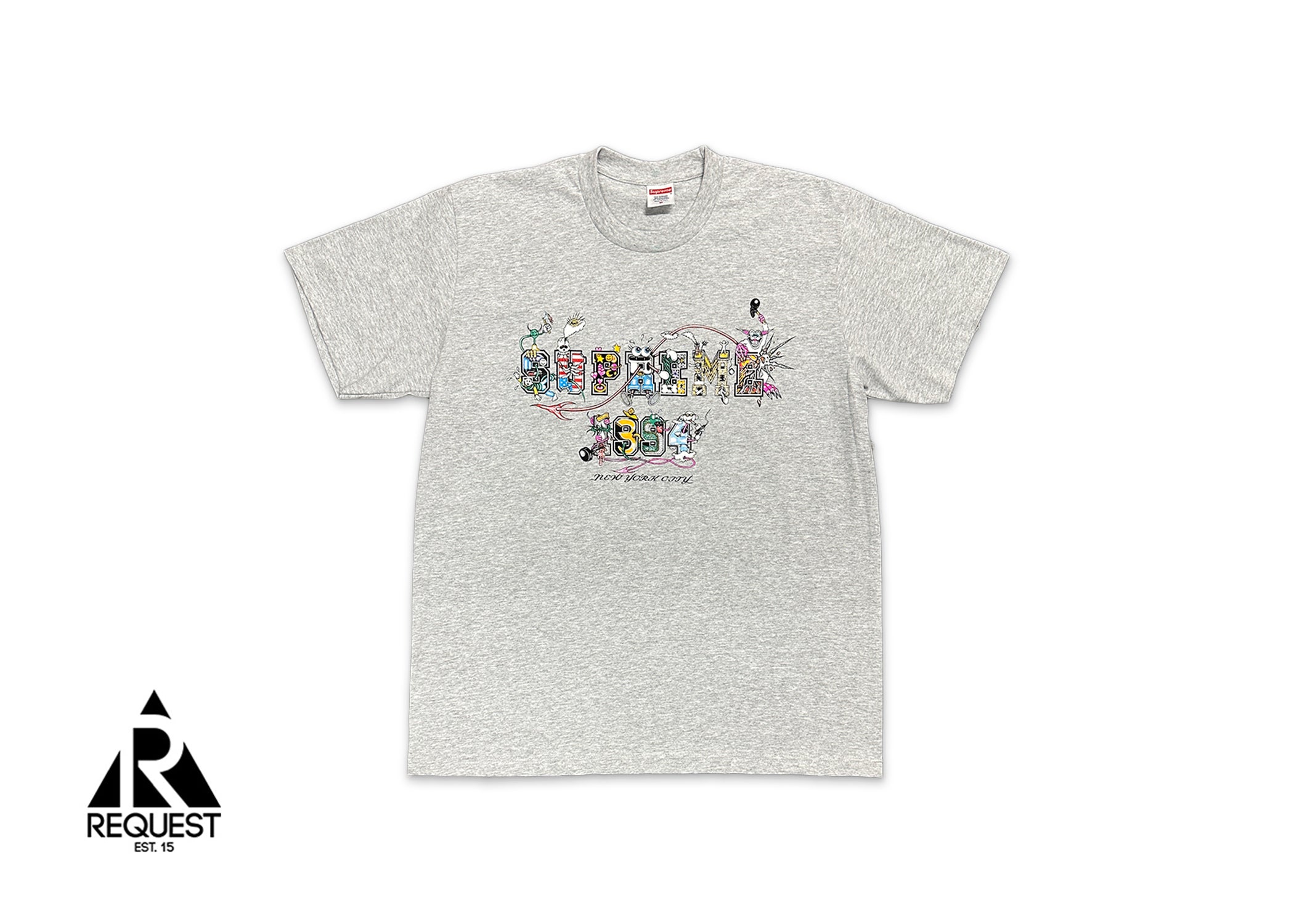 Supreme, Varsity Tee "Ash Grey"