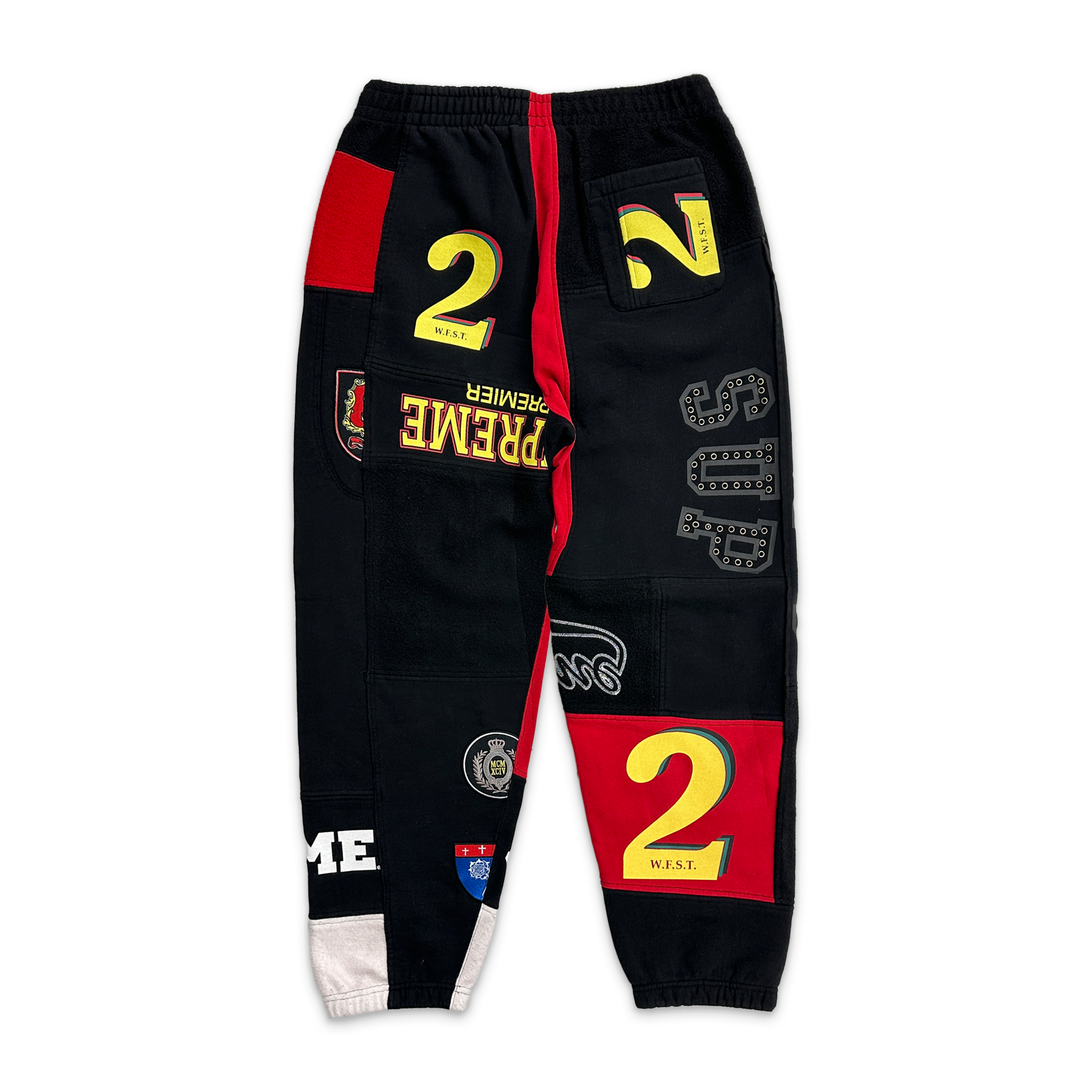 Supreme, Patchwork Sweatpant (SS25) "Black"