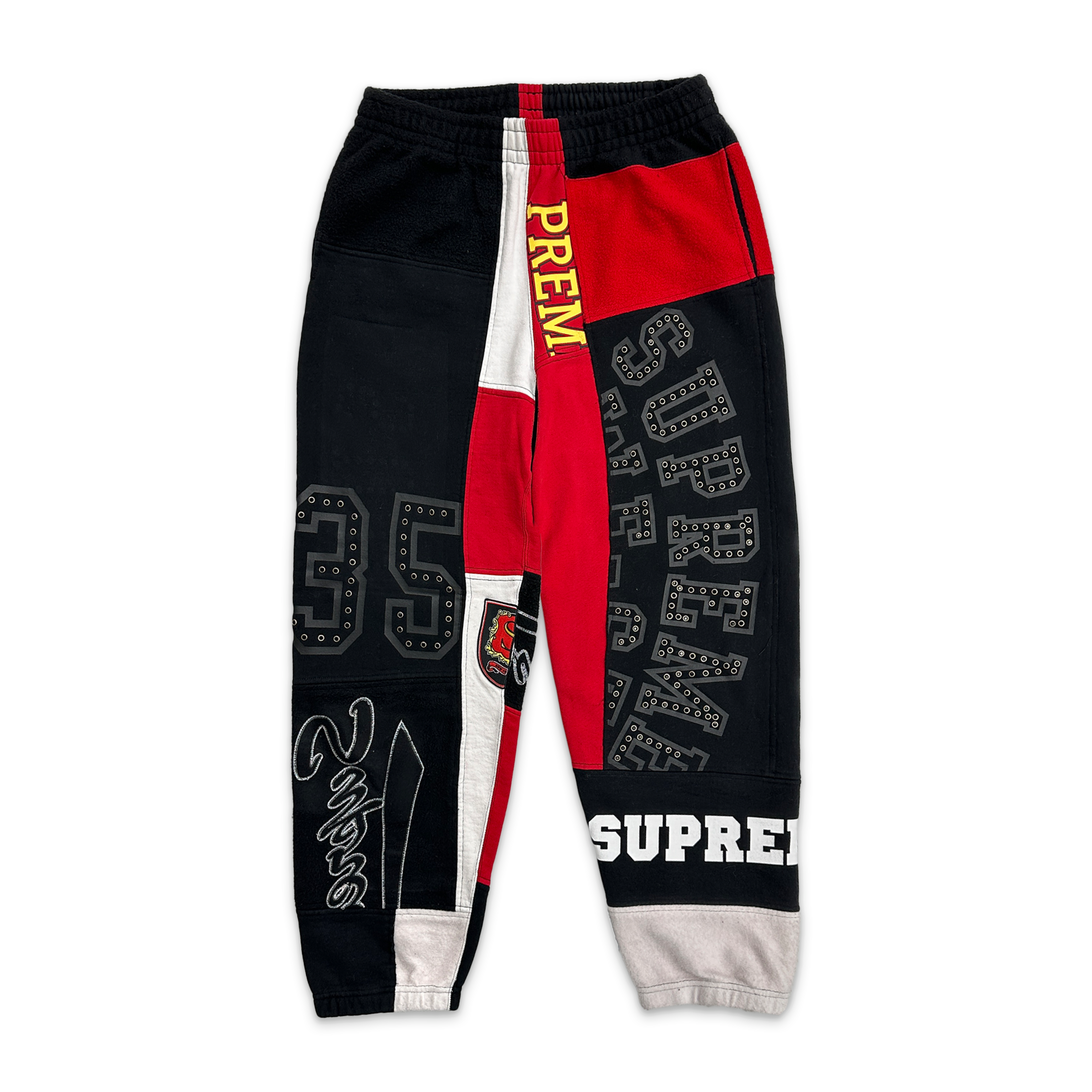 Supreme, Patchwork Sweatpant (SS25) "Black"