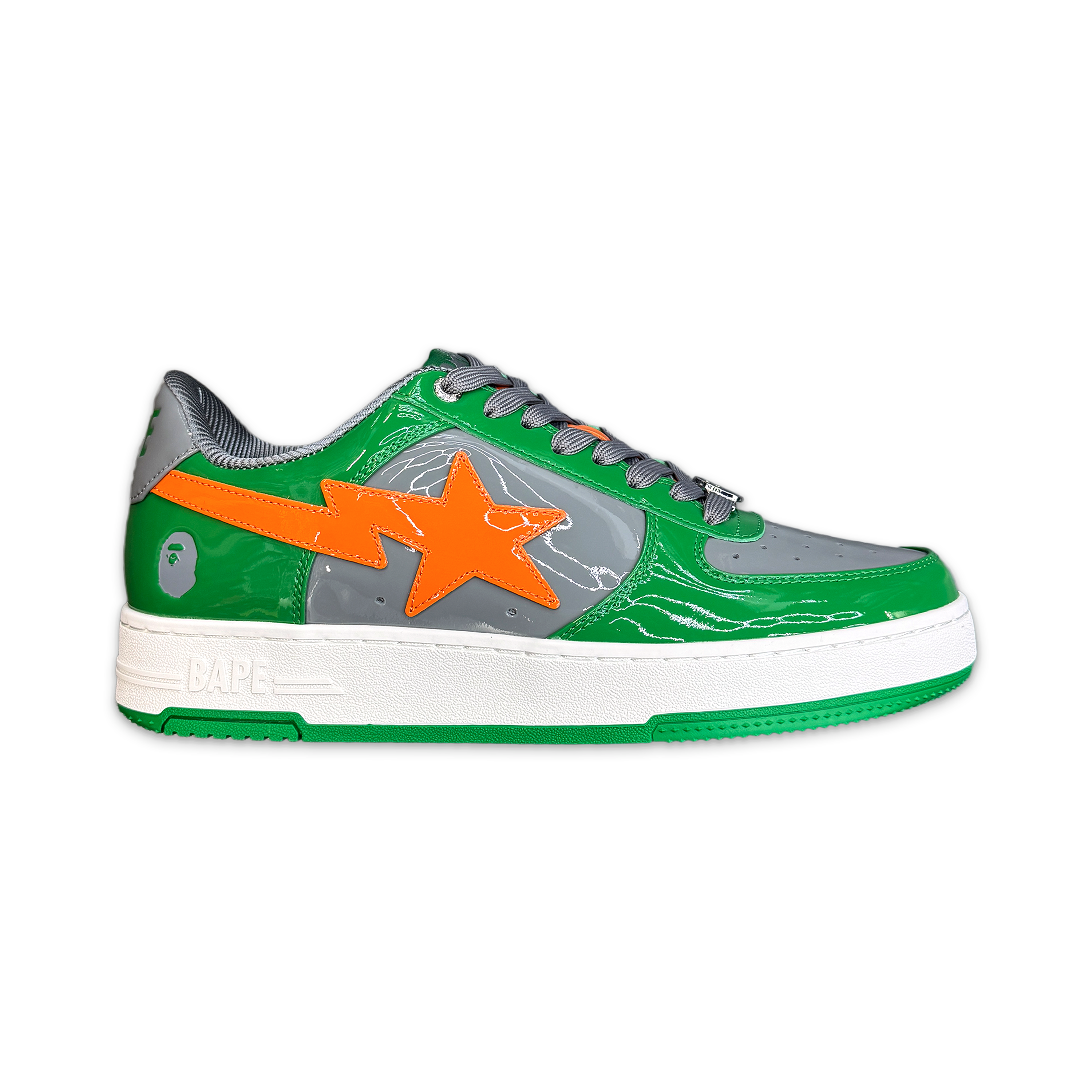 A Bathing Ape (BAPE), Bapesta #1 "Green Grey"