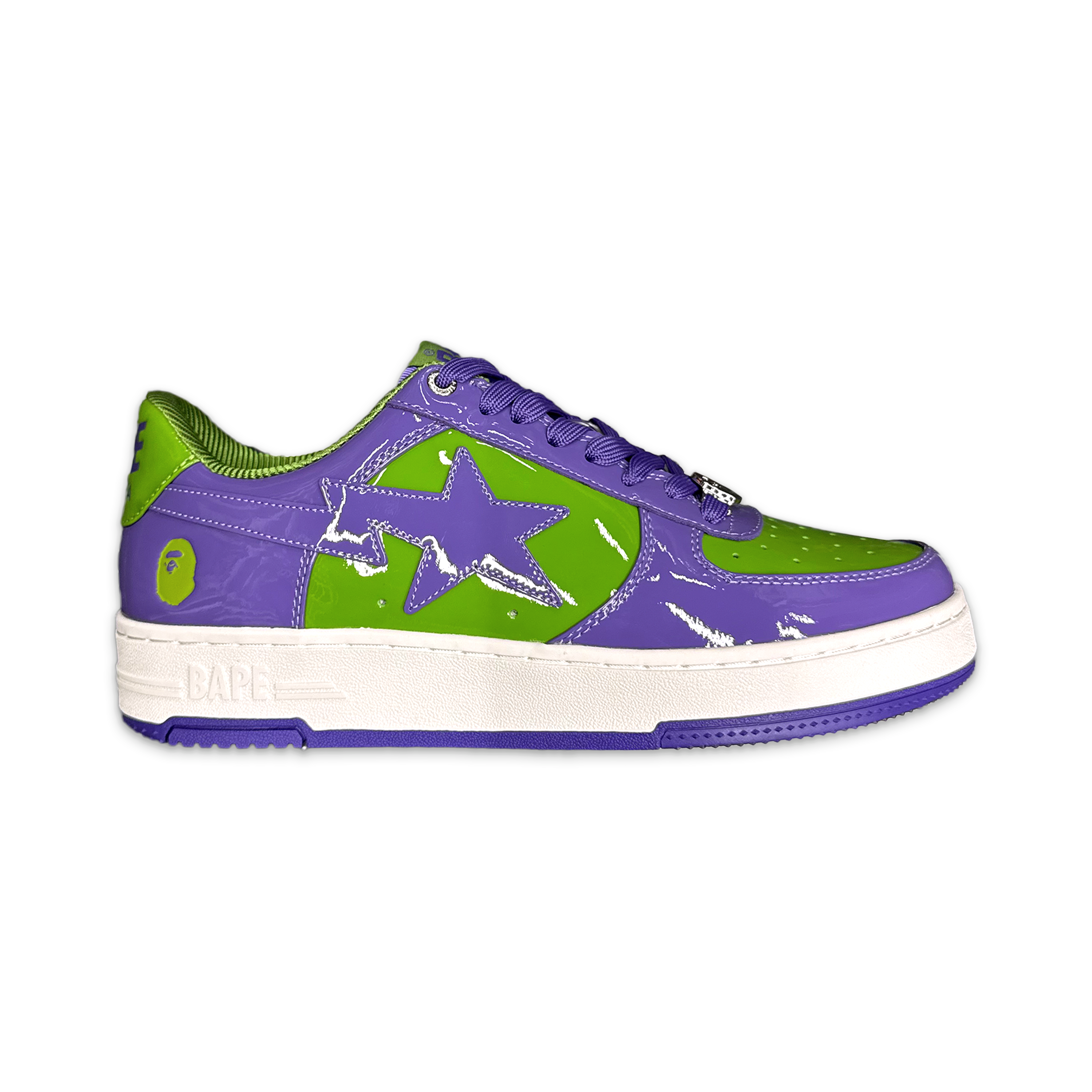 A Bathing Ape (BAPE), Bapesta #1 Purple