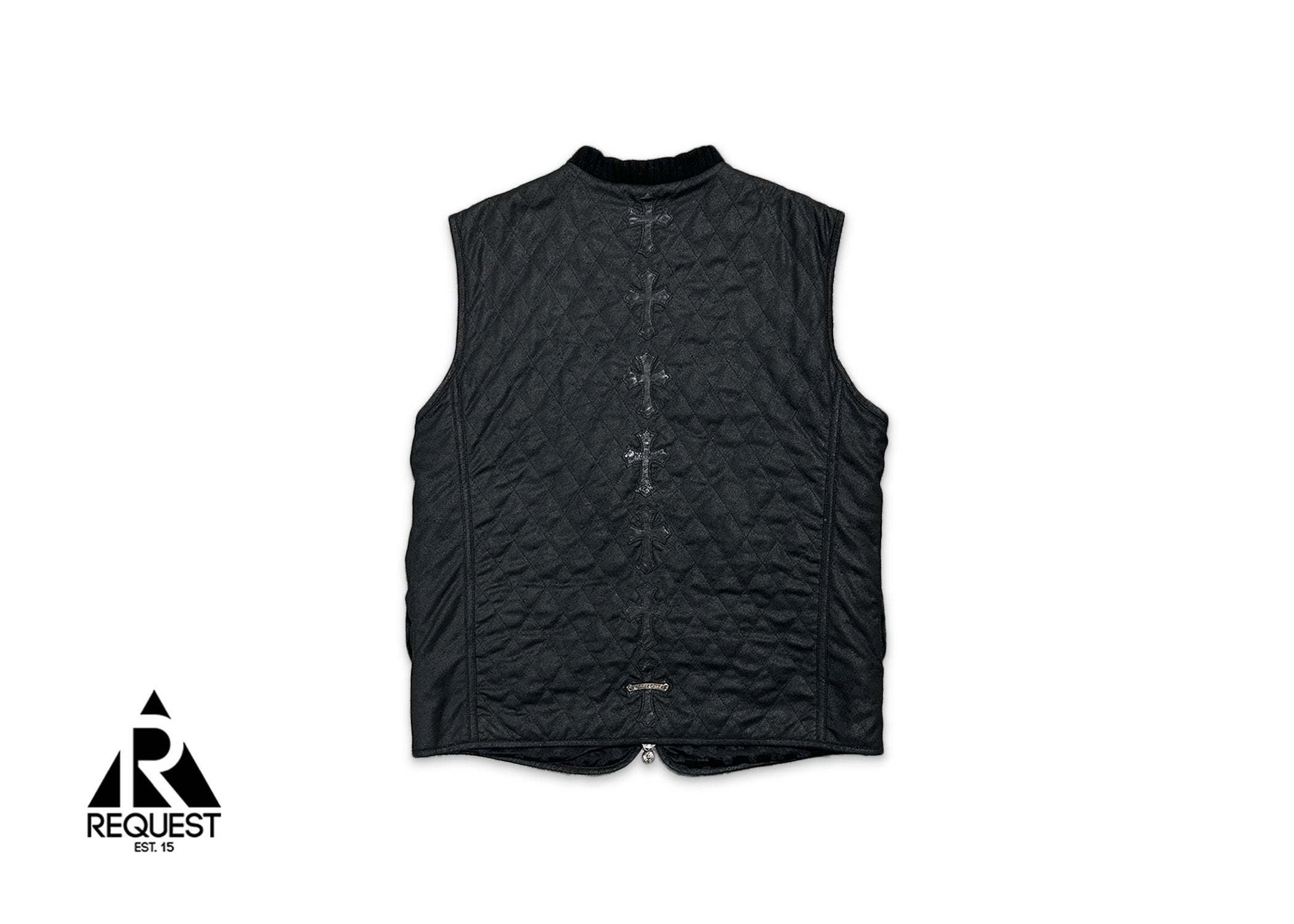 Chrome Hearts, Quilted Vest "Black"