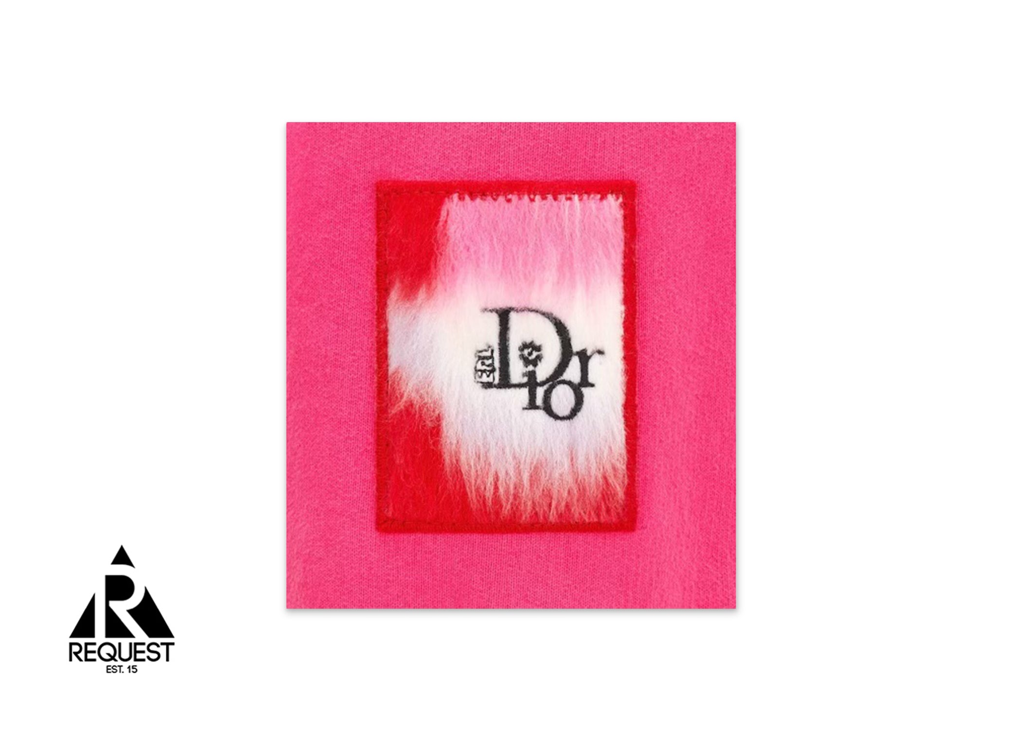 Dior x ERL Relaxed Fit Turtleneck Sweatshirt "Pink"