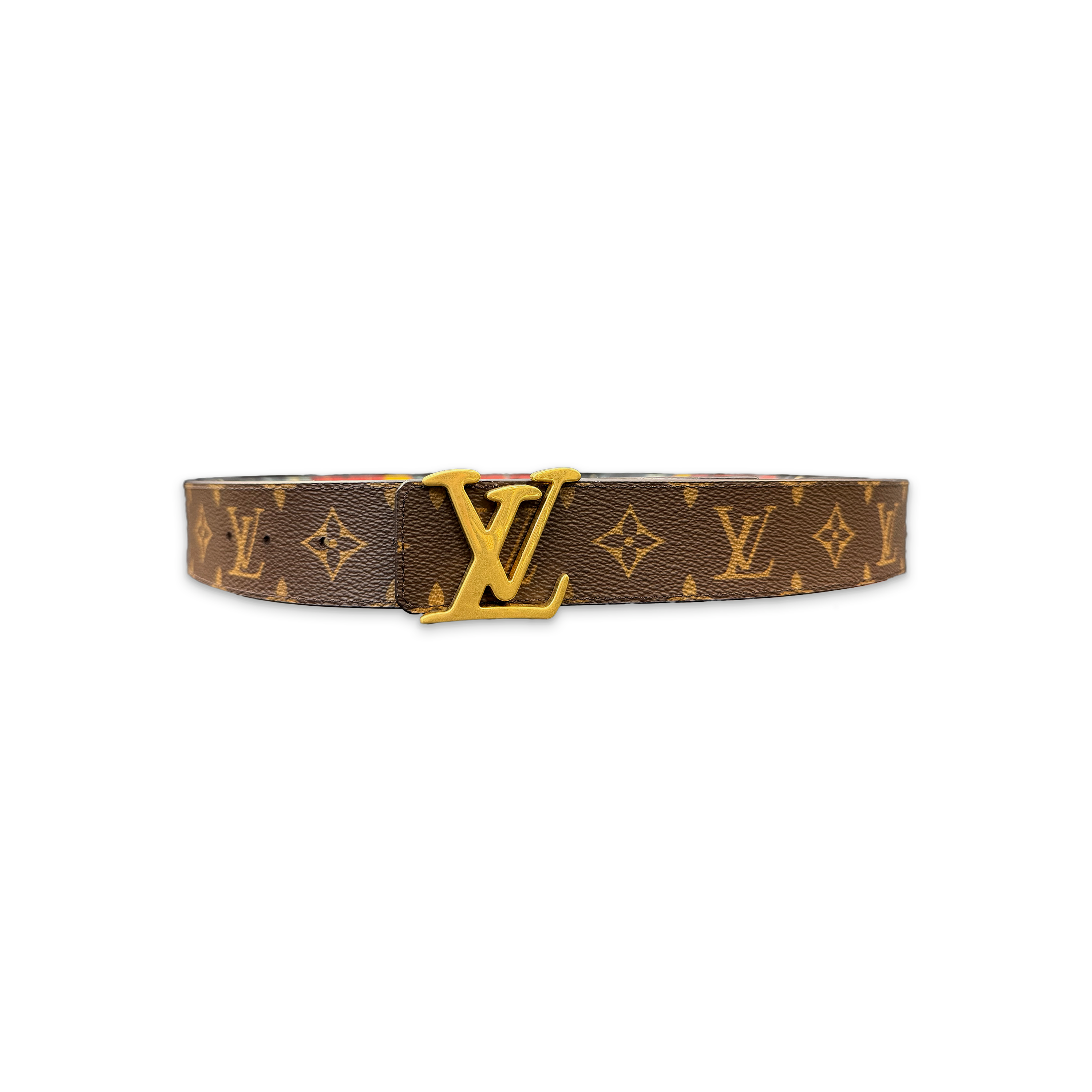 Louis Vuitton, Monogram Hawaiian 40MM Reversible Belt "Multicolor"