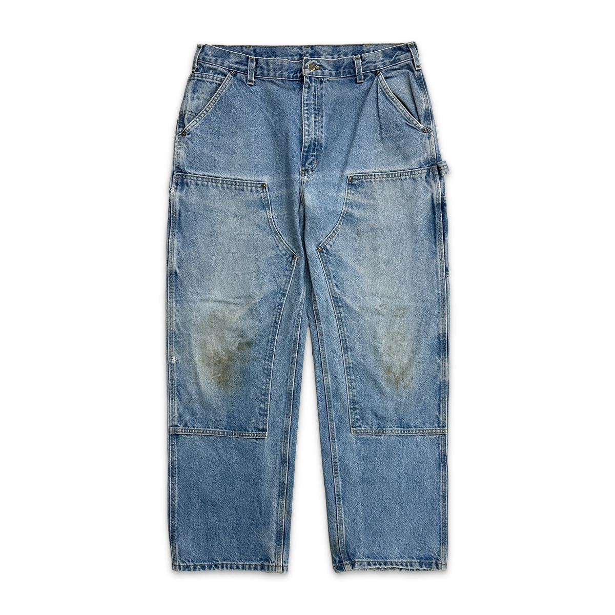 Vintage, Carhartt Double Knee Carpenter "Light Wash Denim"