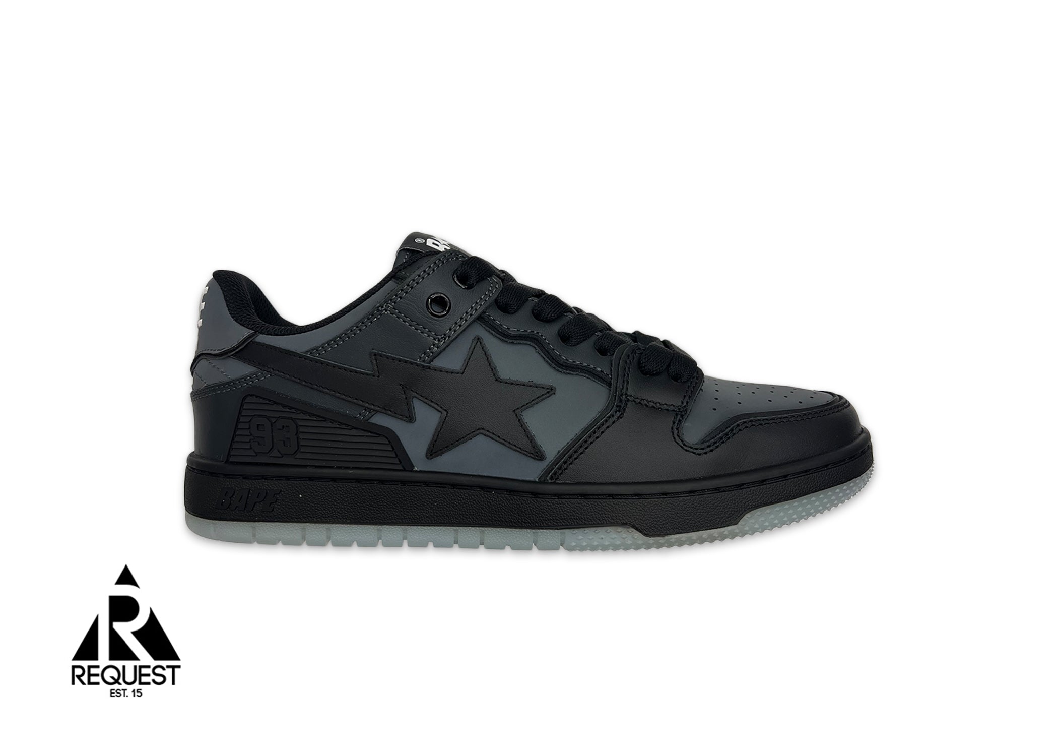 A Bathing Ape (BAPE), Sk8sta “Black 3M"