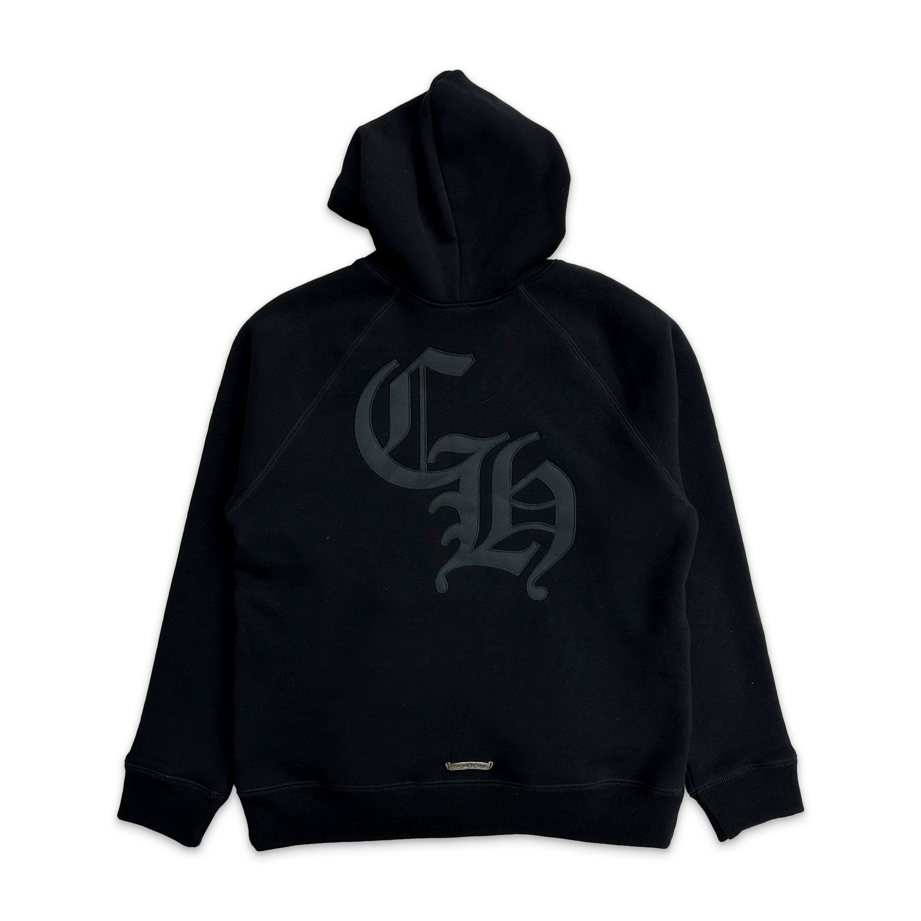 Chrome Hearts, Triple Cross Nylon CH Logo Seven-11 Hoodie "Black"