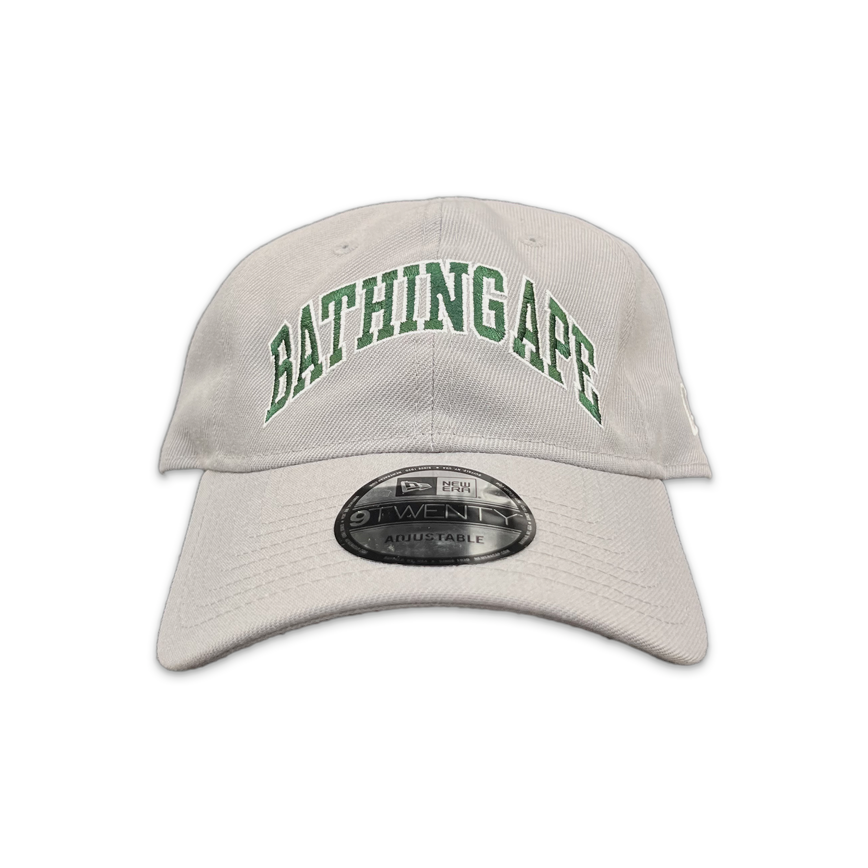 A Bathing Ape (BAPE), x New Era Collegiate 9Twenty Cap “Gray/Forest Green”