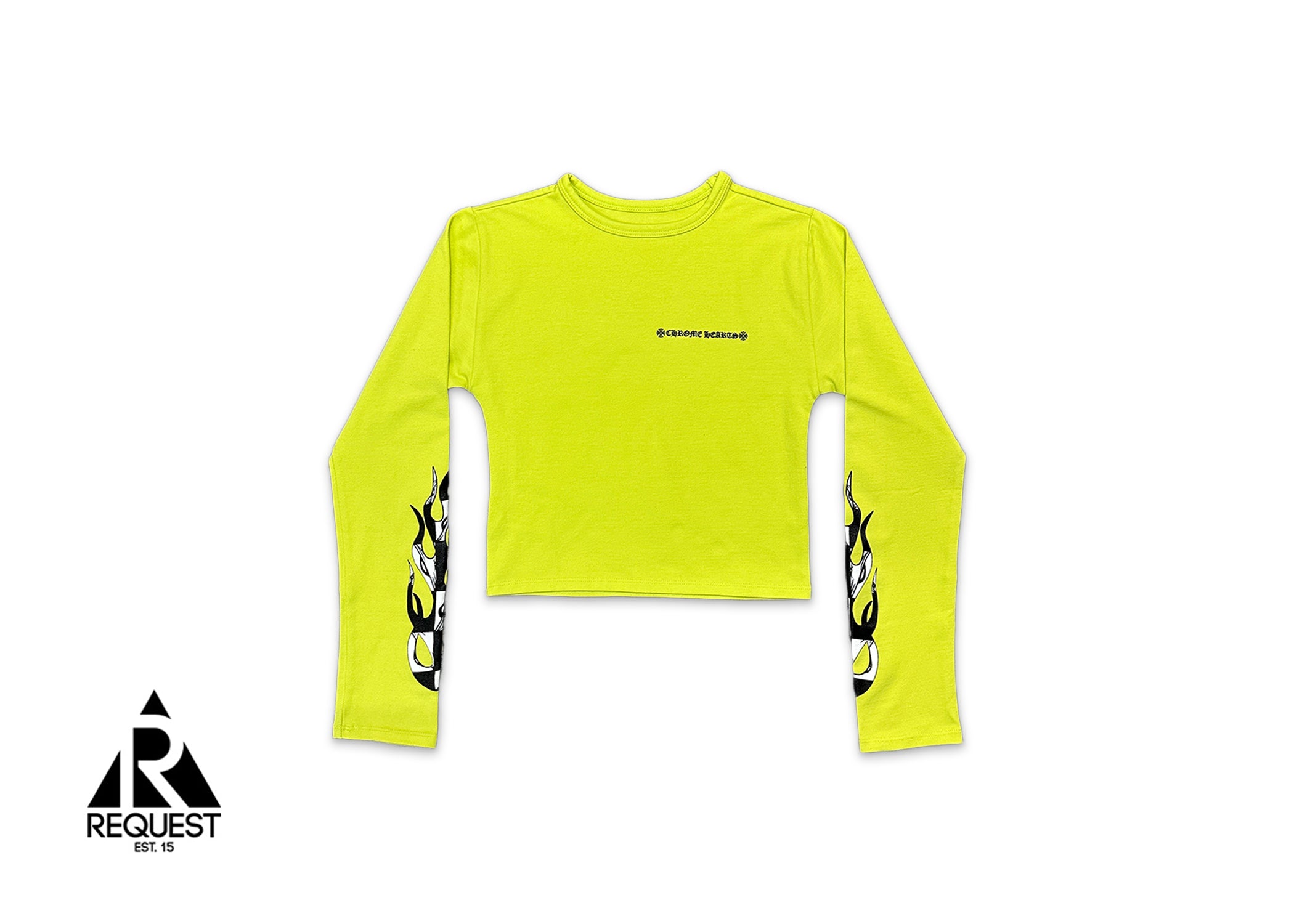 Chrome Hearts, Matty Boy 99 Eyes L/S Baby Tee "Yellow"