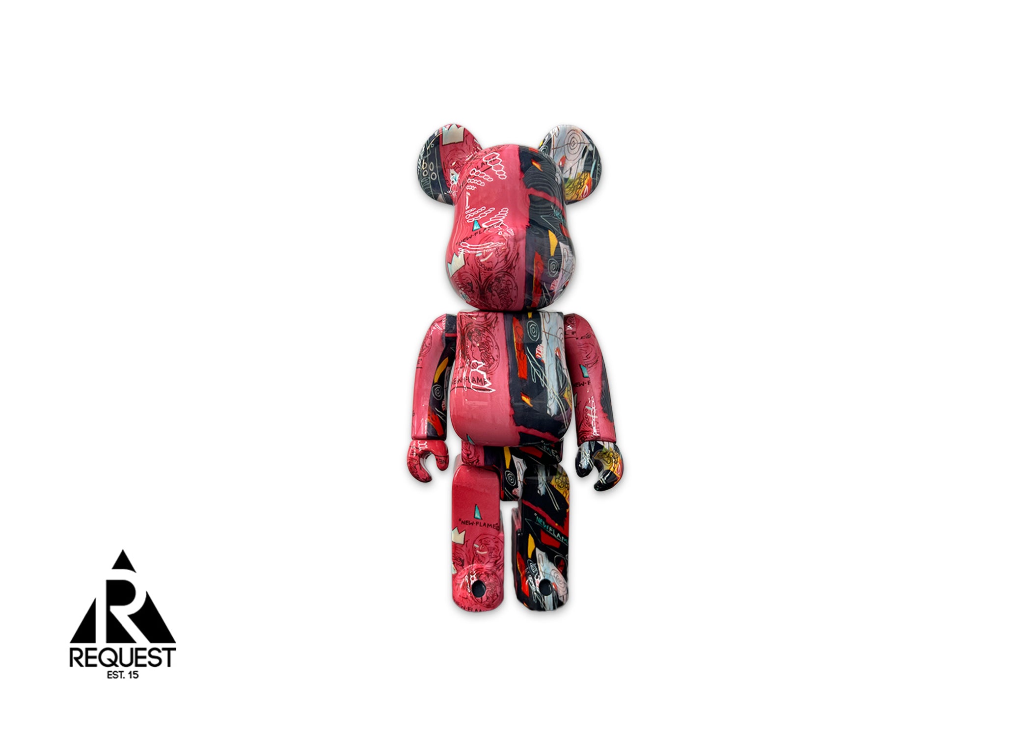 Medicom, Bearbrick 400% "Andy Warhol x JEAN-MICHEL BASQUIAT #1"