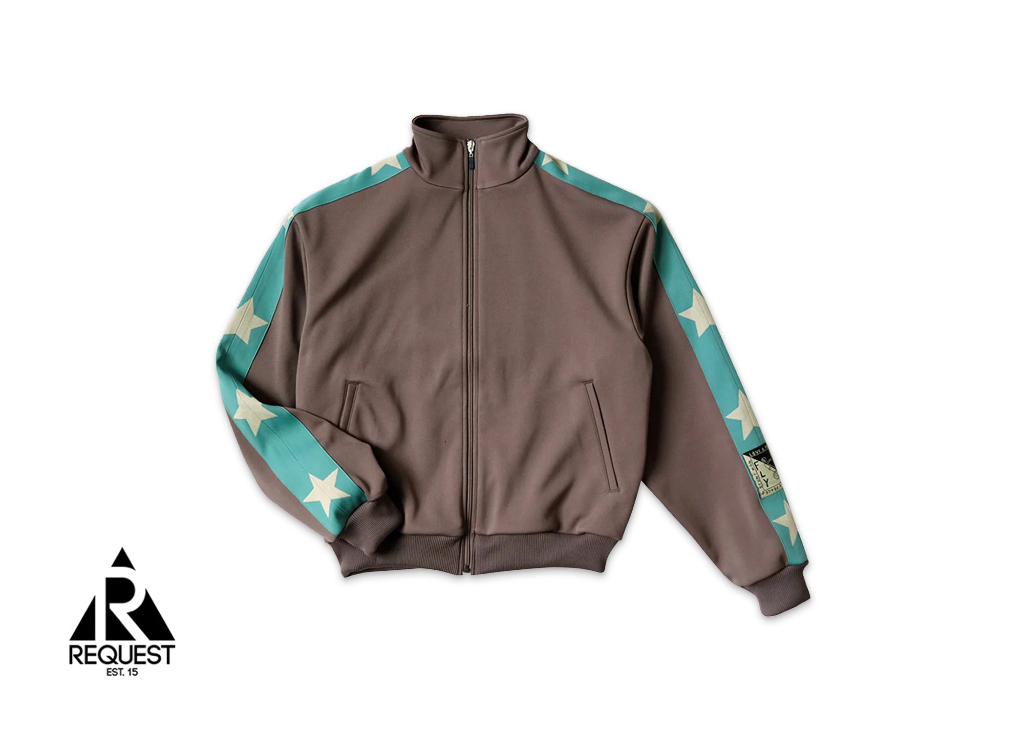 Kapital Smooth Stuntman Track Suit Jacket "Brown/Teal"
