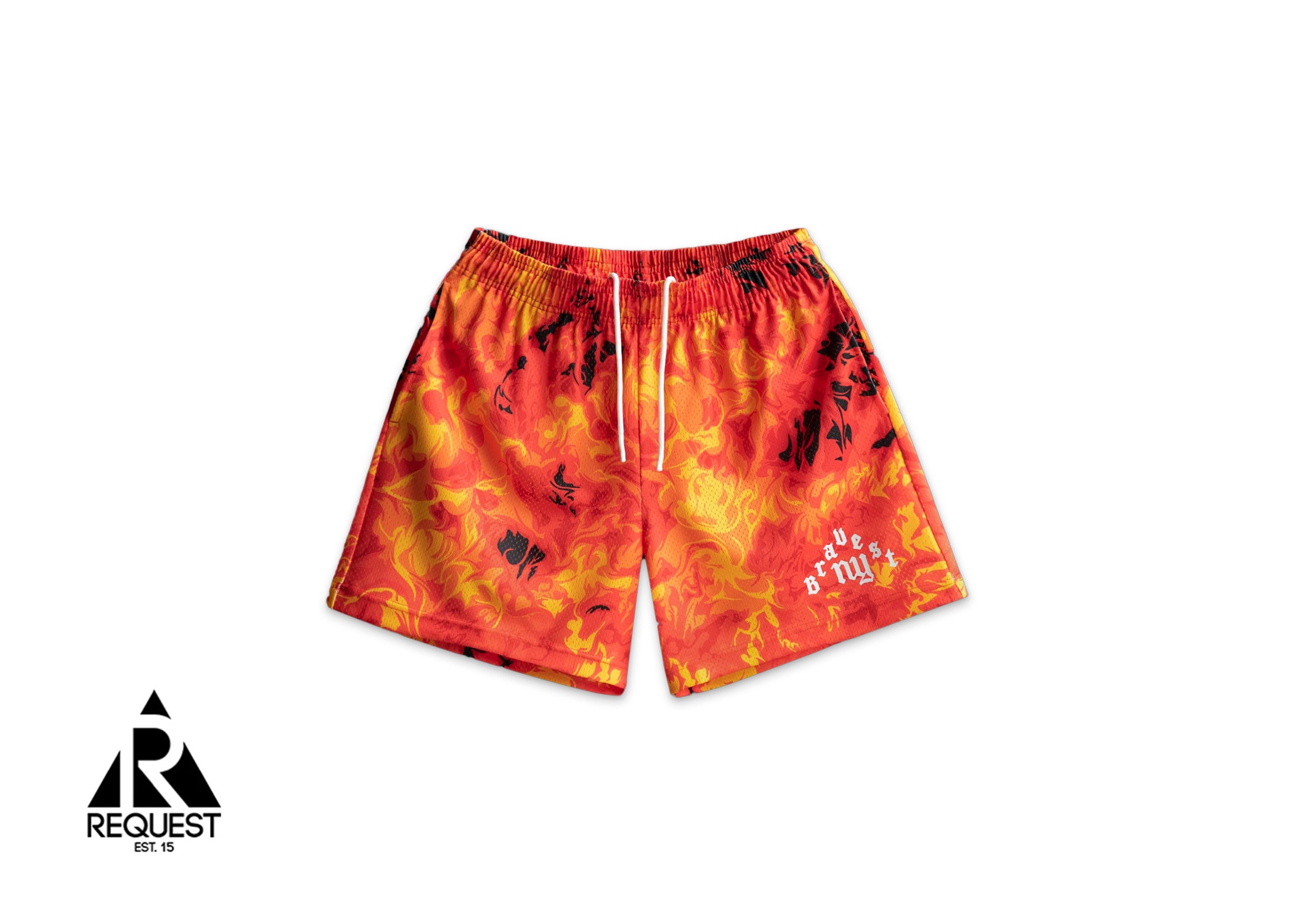 Bravest Studios Flame Shorts "Red/Orange"