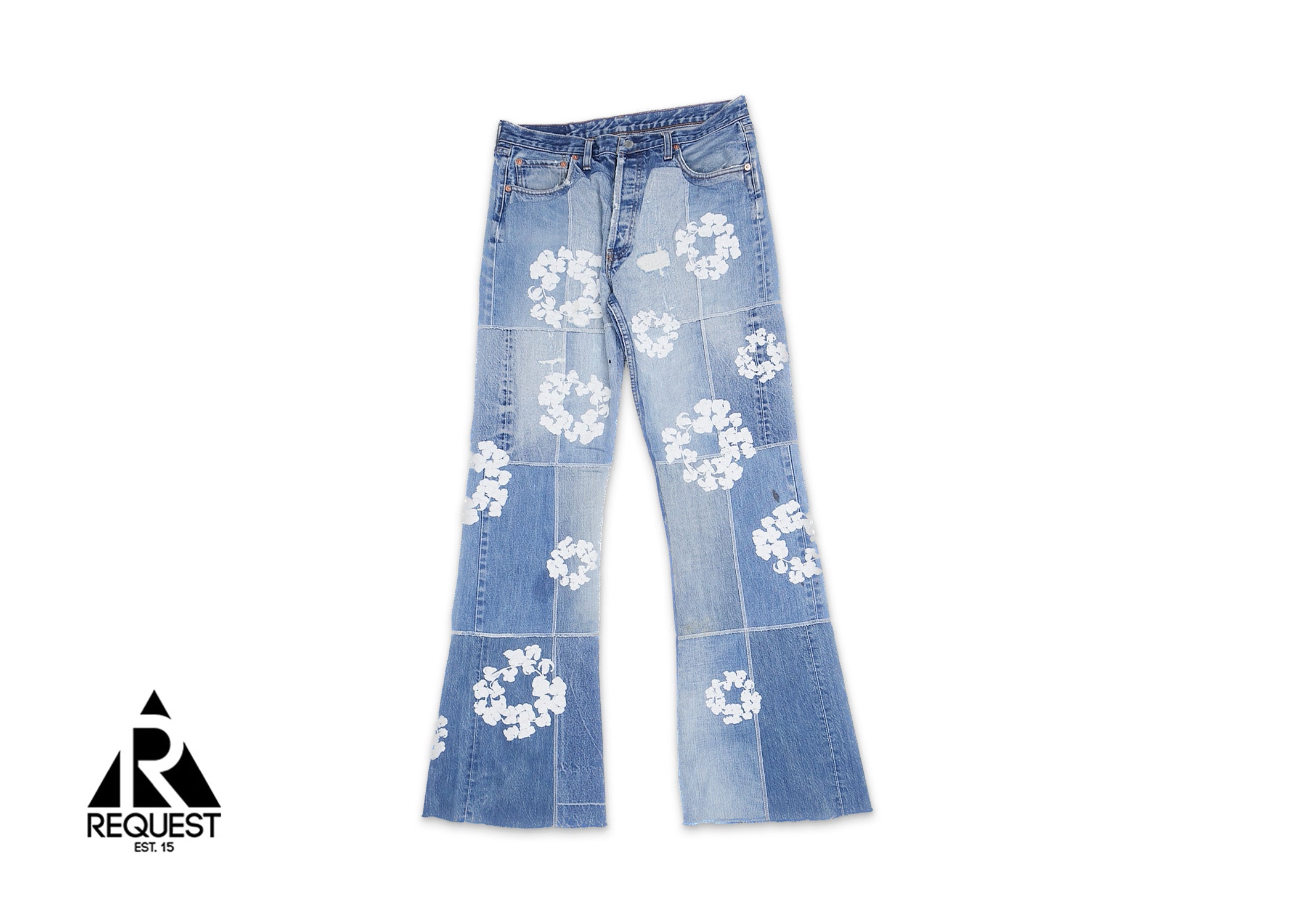 Denim Tears x Readymade Cotton Wreath Embroidered Jeans | Request