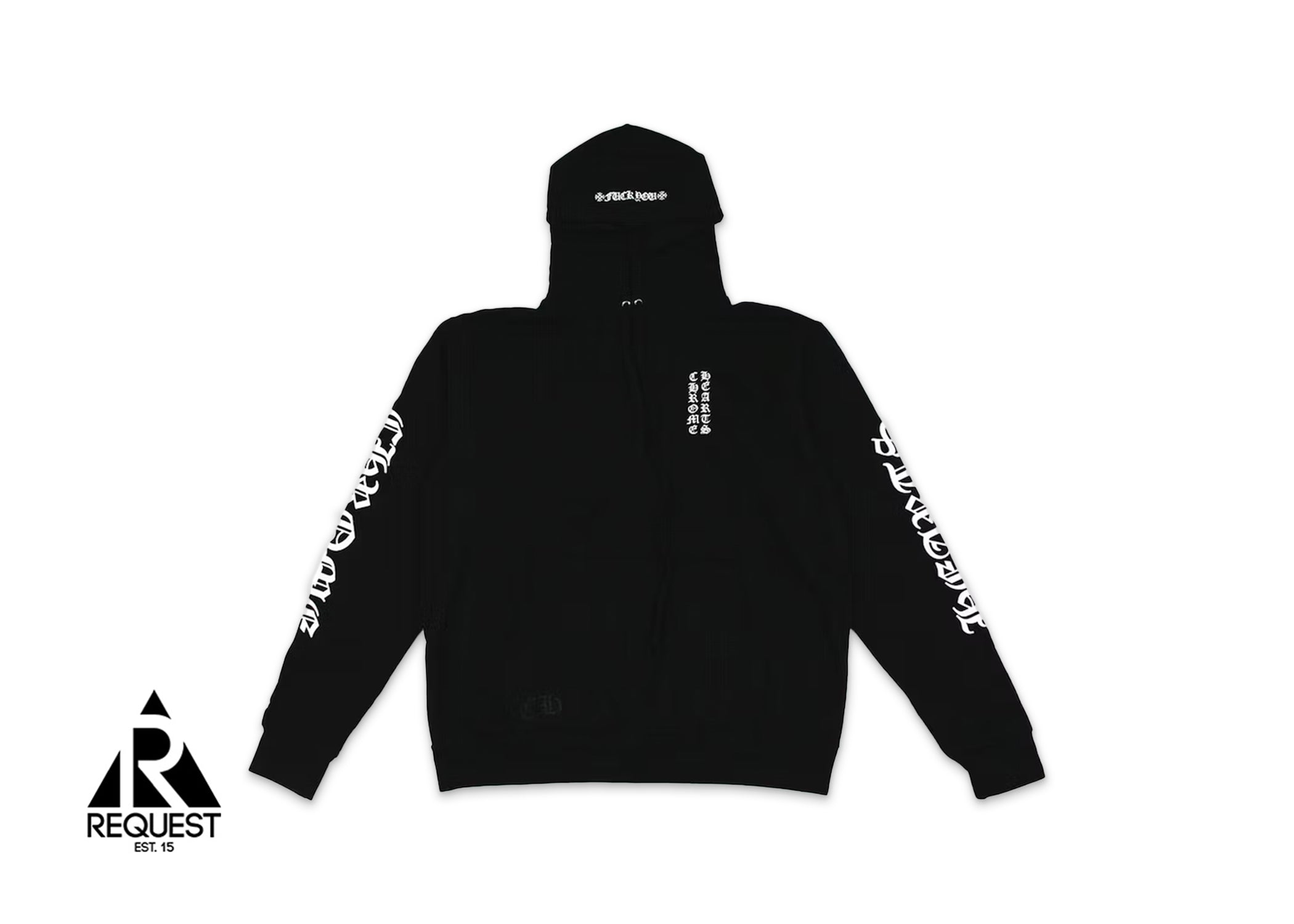 Chrome Hearts FU Hoodie Vertical Logo "Black"