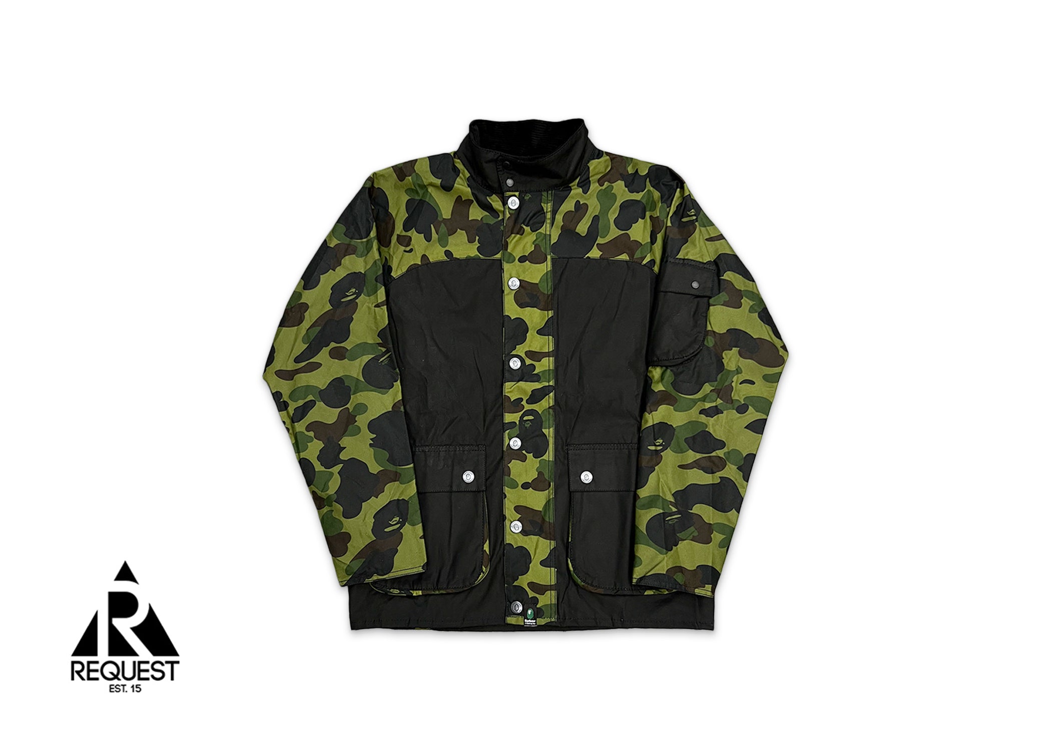 BAPE x Barbour 1st Camo International Rain Jacket "Green"