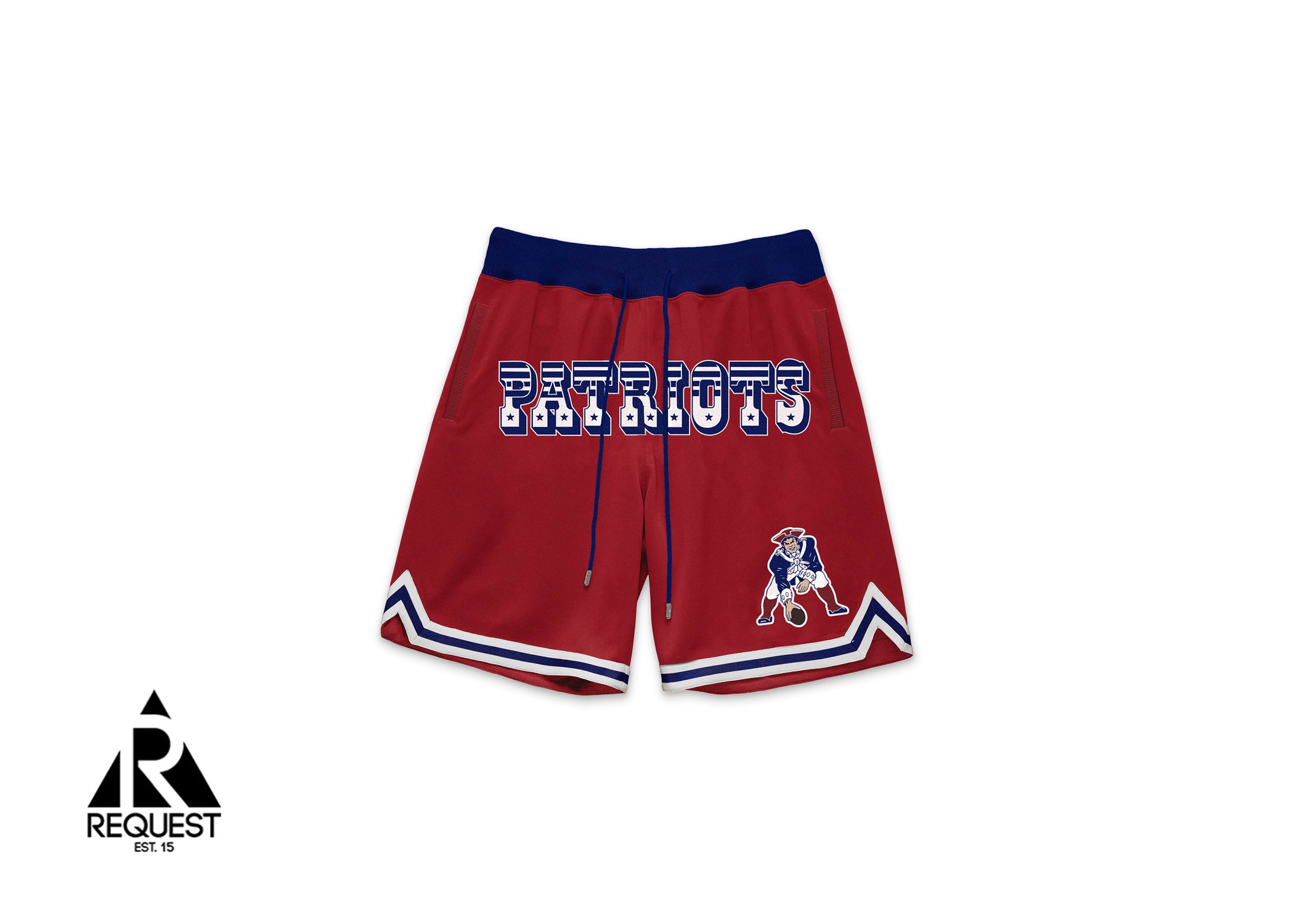 Mitchell & Ness Men's Red New England Patriots Just Don Gold Rush Shorts -  Macy's