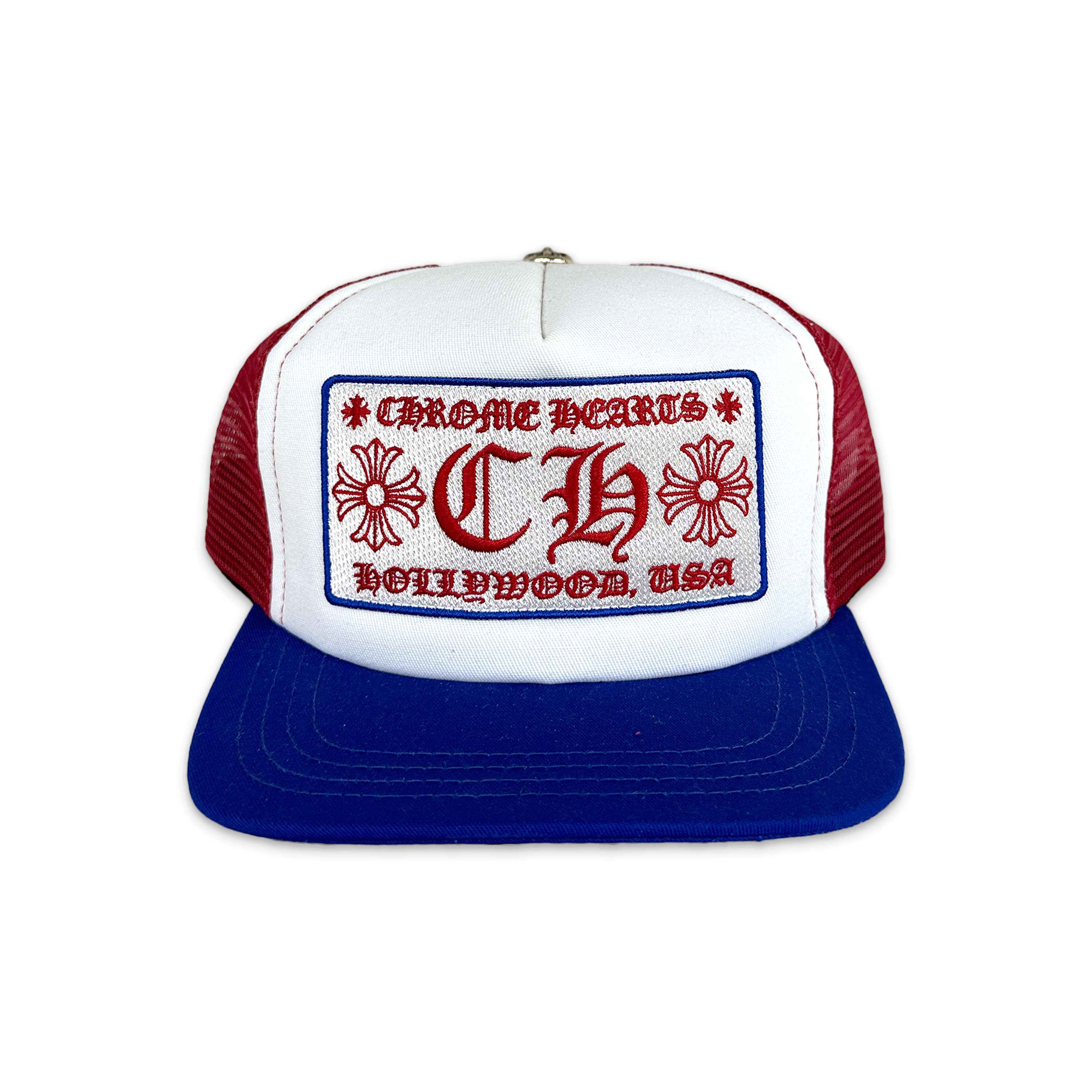 Chrome Hearts, Hollywood Trucker Hat "Red/White/Blue"