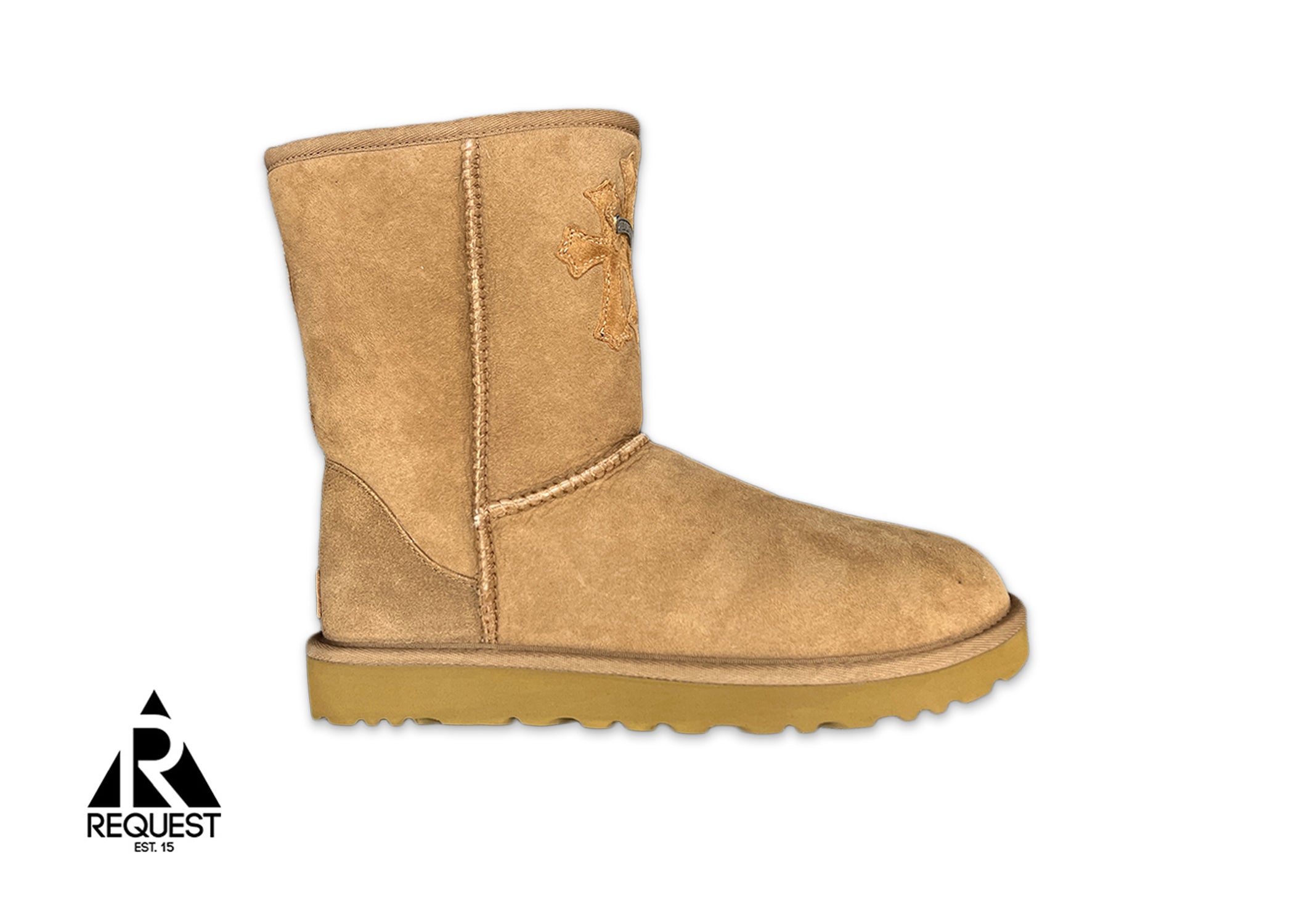 Chrome Hearts, x UGG Classic Short II Boots "Wheat Triple Cross"