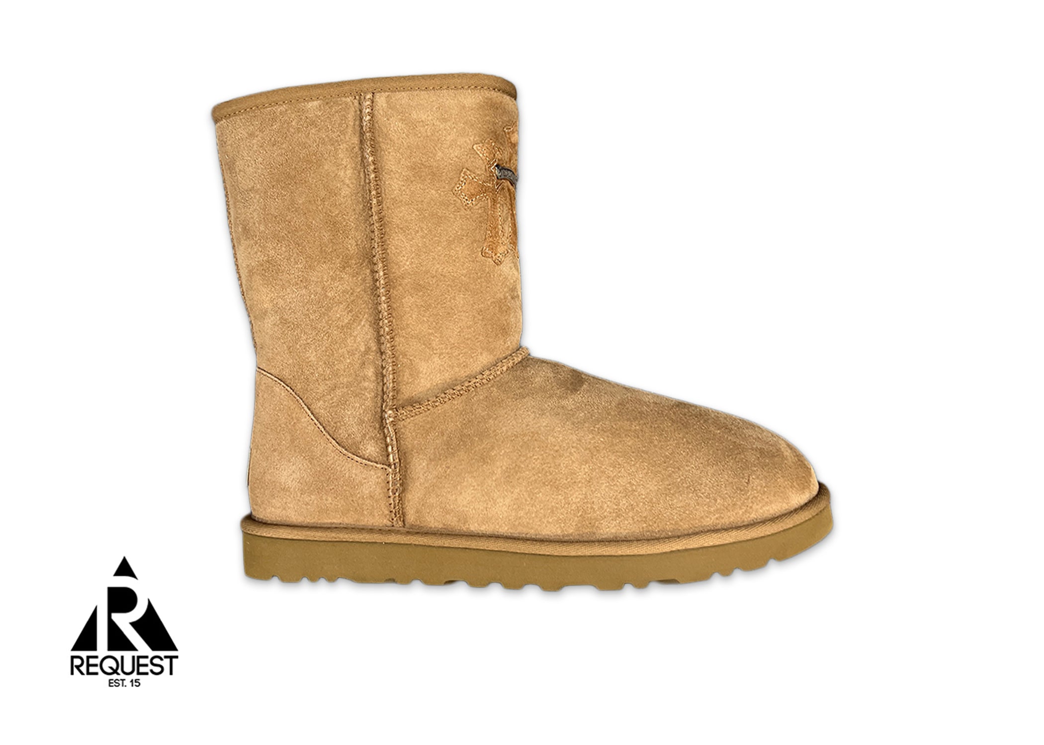 Chrome Hearts, x UGG Classic Short Boots "Wheat Triple Cross"