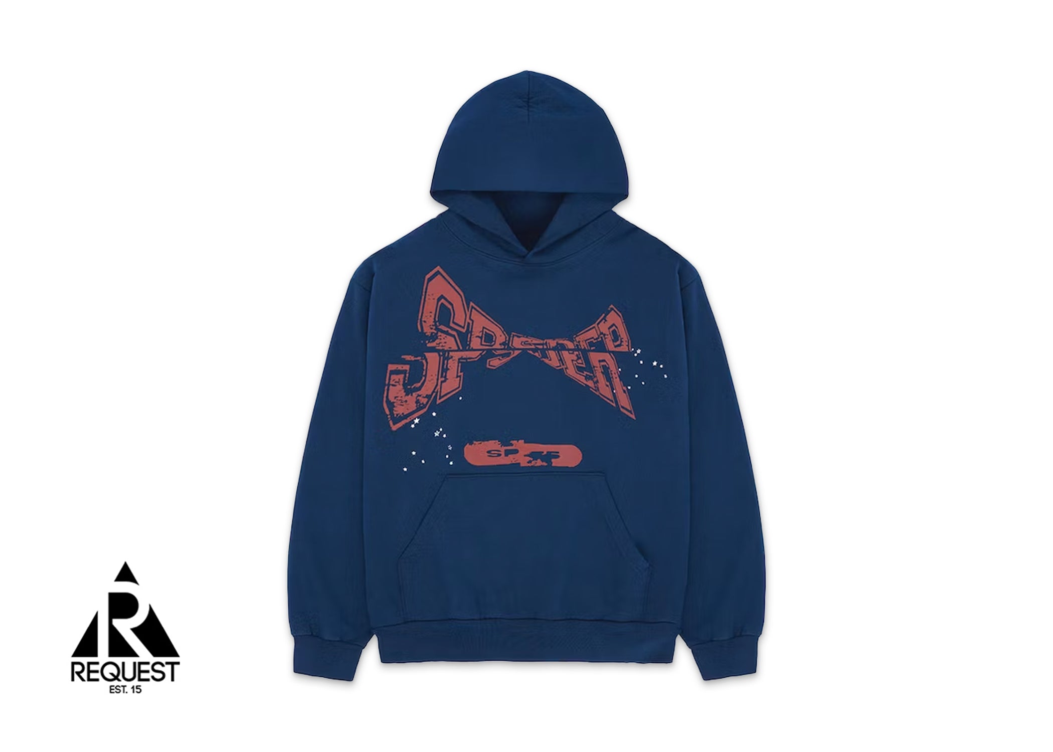 Sp5der Hoodie “Navy Brown”