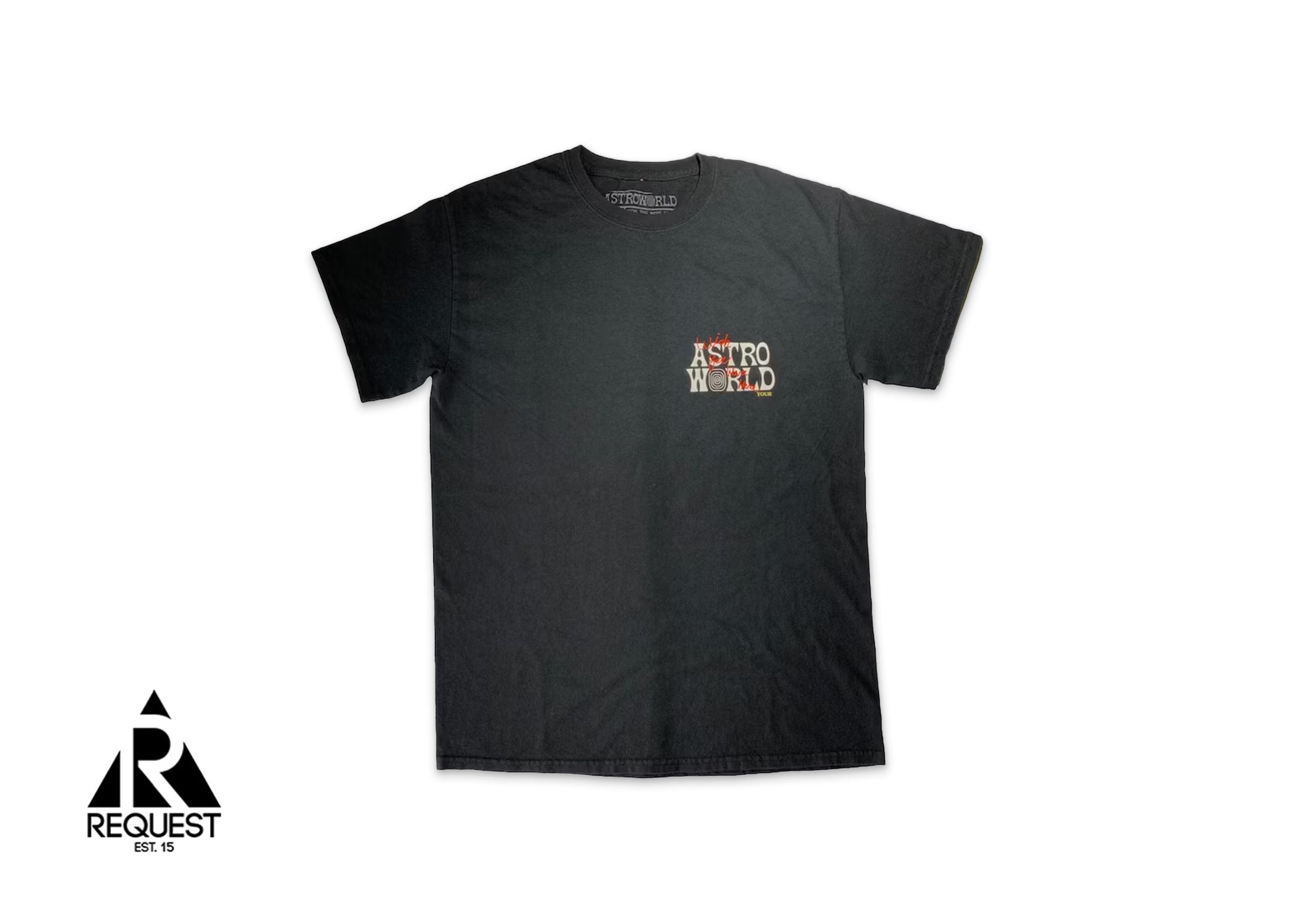Travis Scott Astroworld Tour Wish You Were Here Tee "Black"