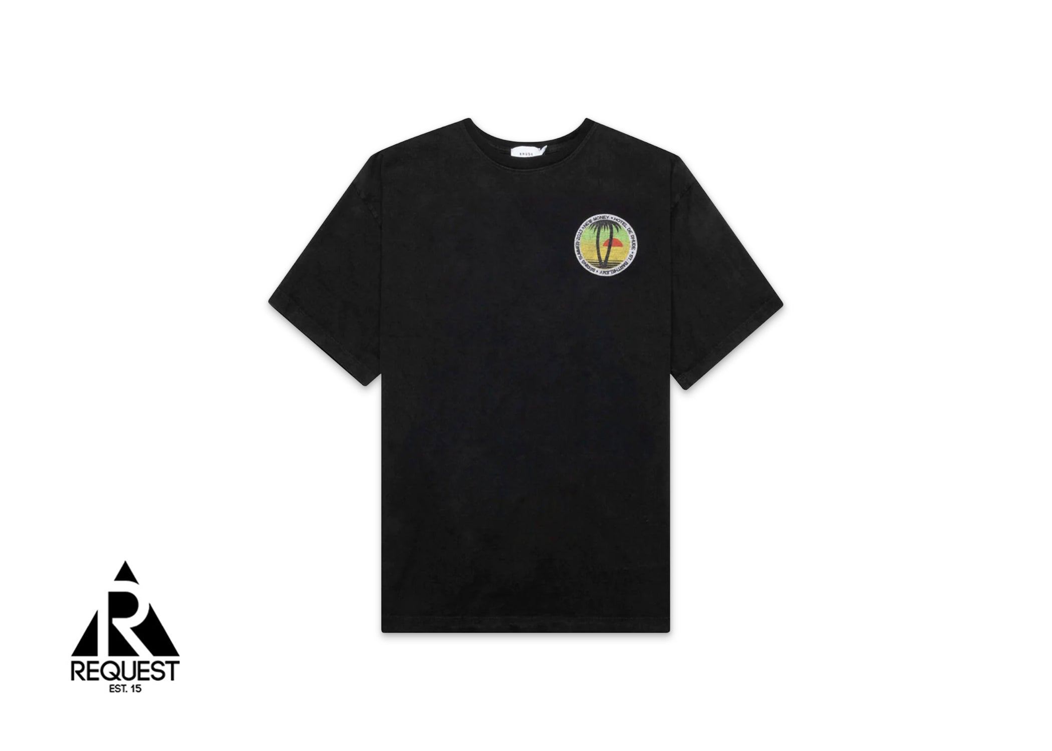 Rhude Twin Palms Tee “Vintage Black”