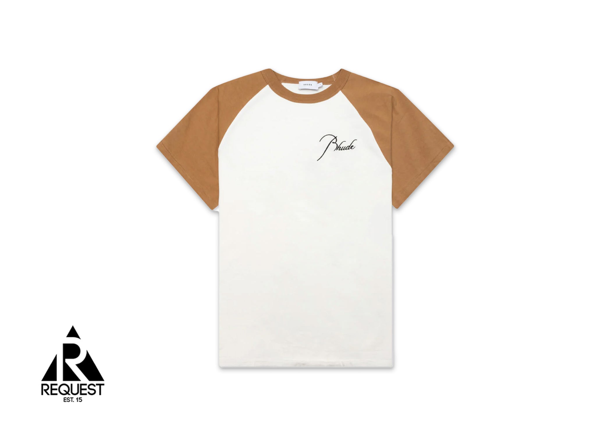 Rhude Ragland Tee “Vintage Tan/White”
