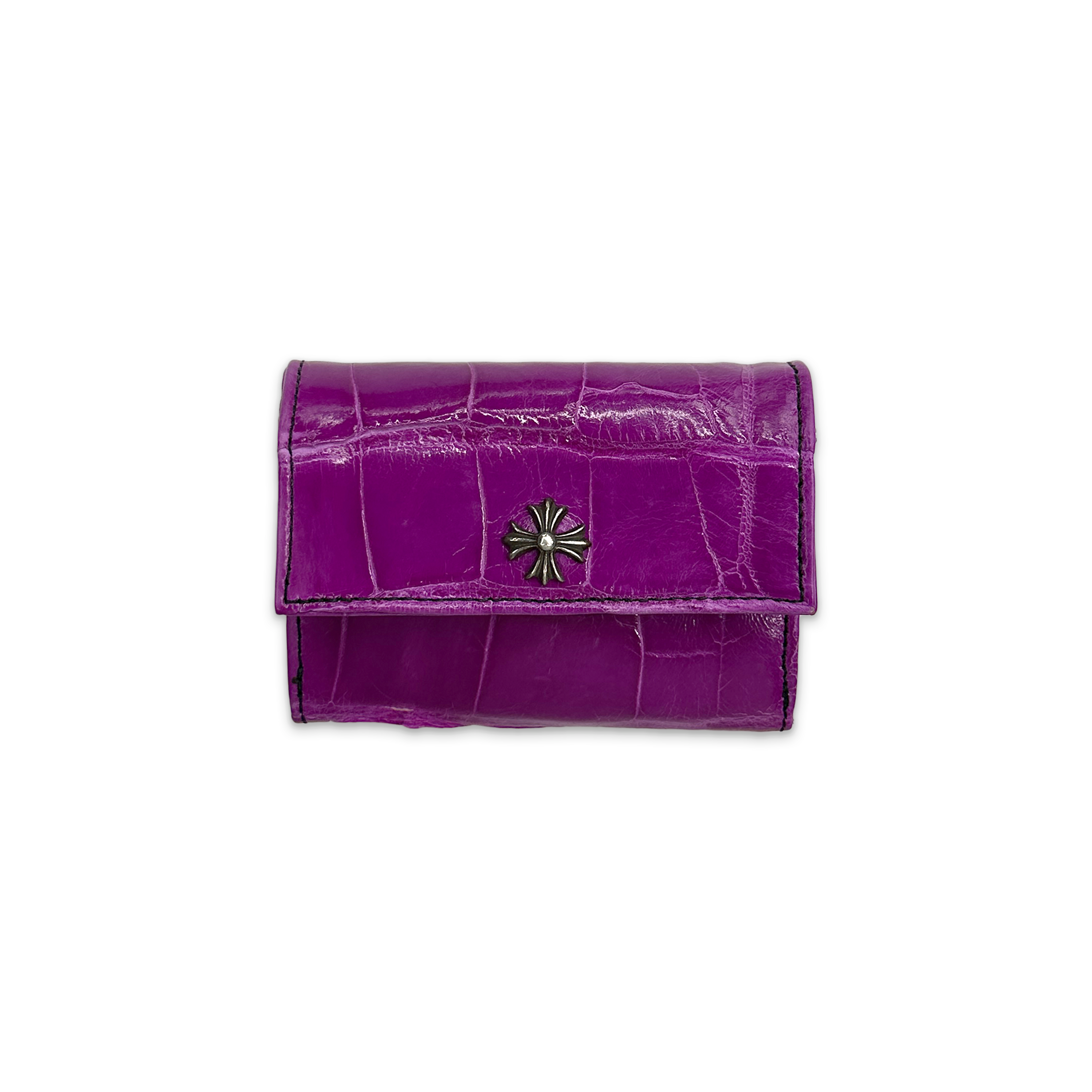 Chrome Hearts, Tiny Plus Cross Alligator Leather Wallet