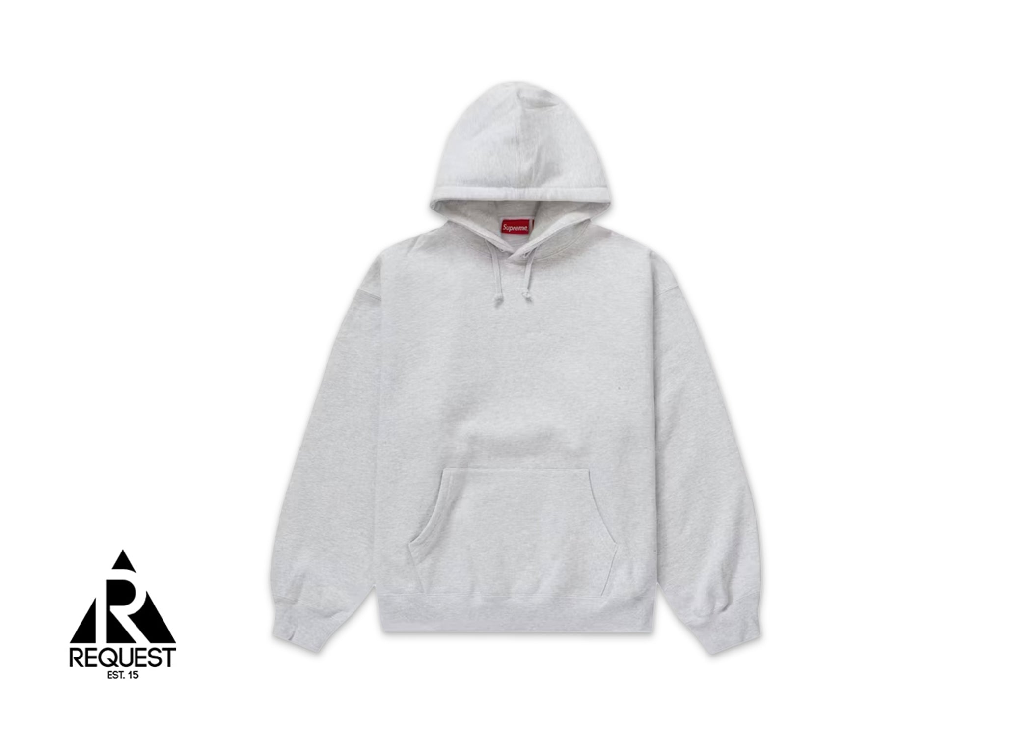 Supreme Small Box Logo Hooded Sweatshirt Ash Grey Size Small New