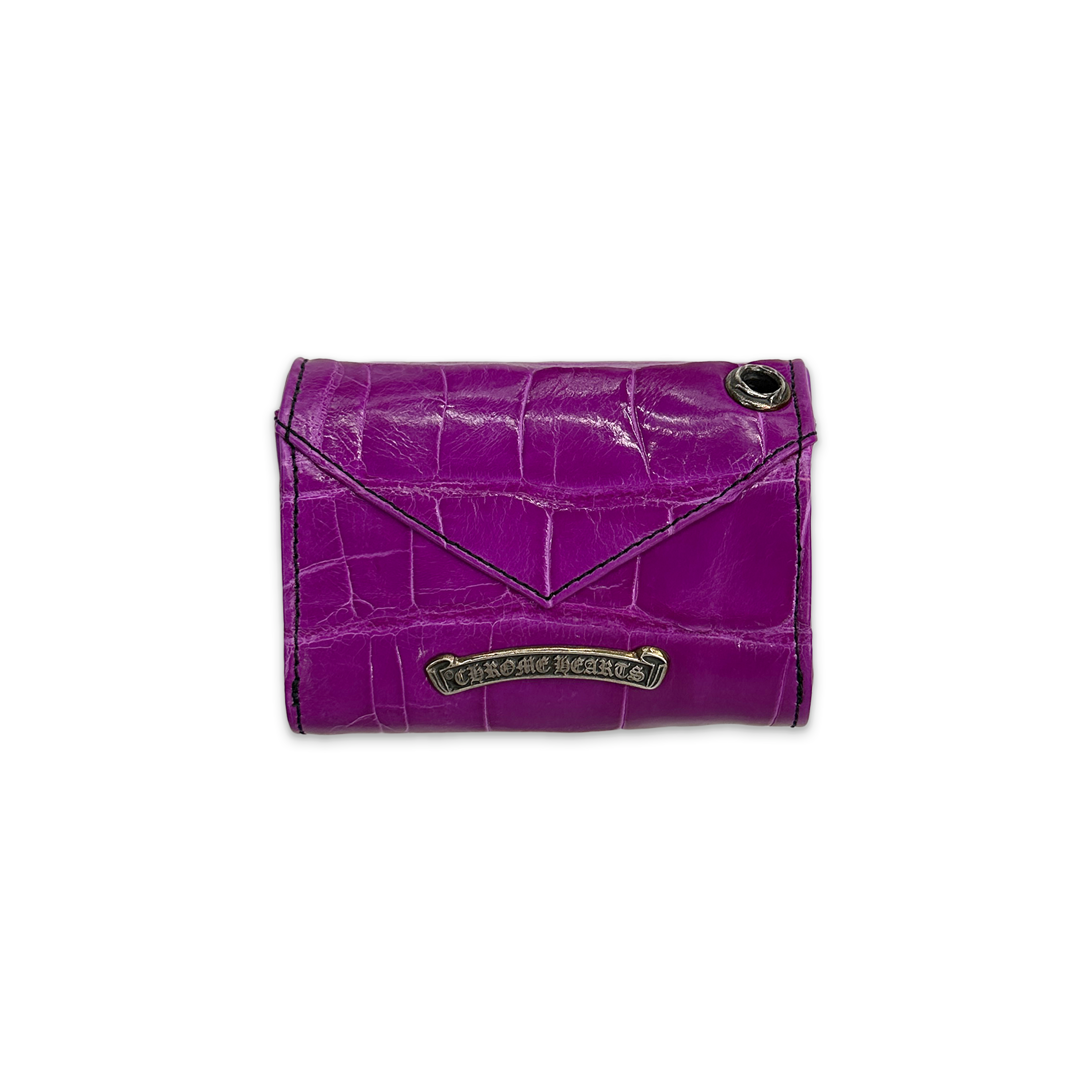 Chrome Hearts, Tiny Plus Cross Alligator Leather Wallet