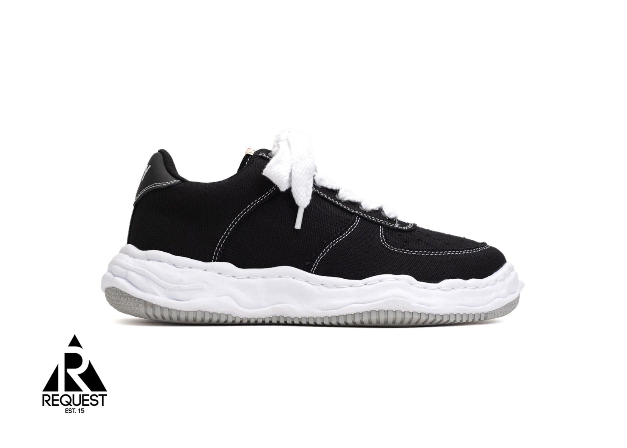 Mihara Yasuhiro Wayne OG Sole Canvas Low "Black"