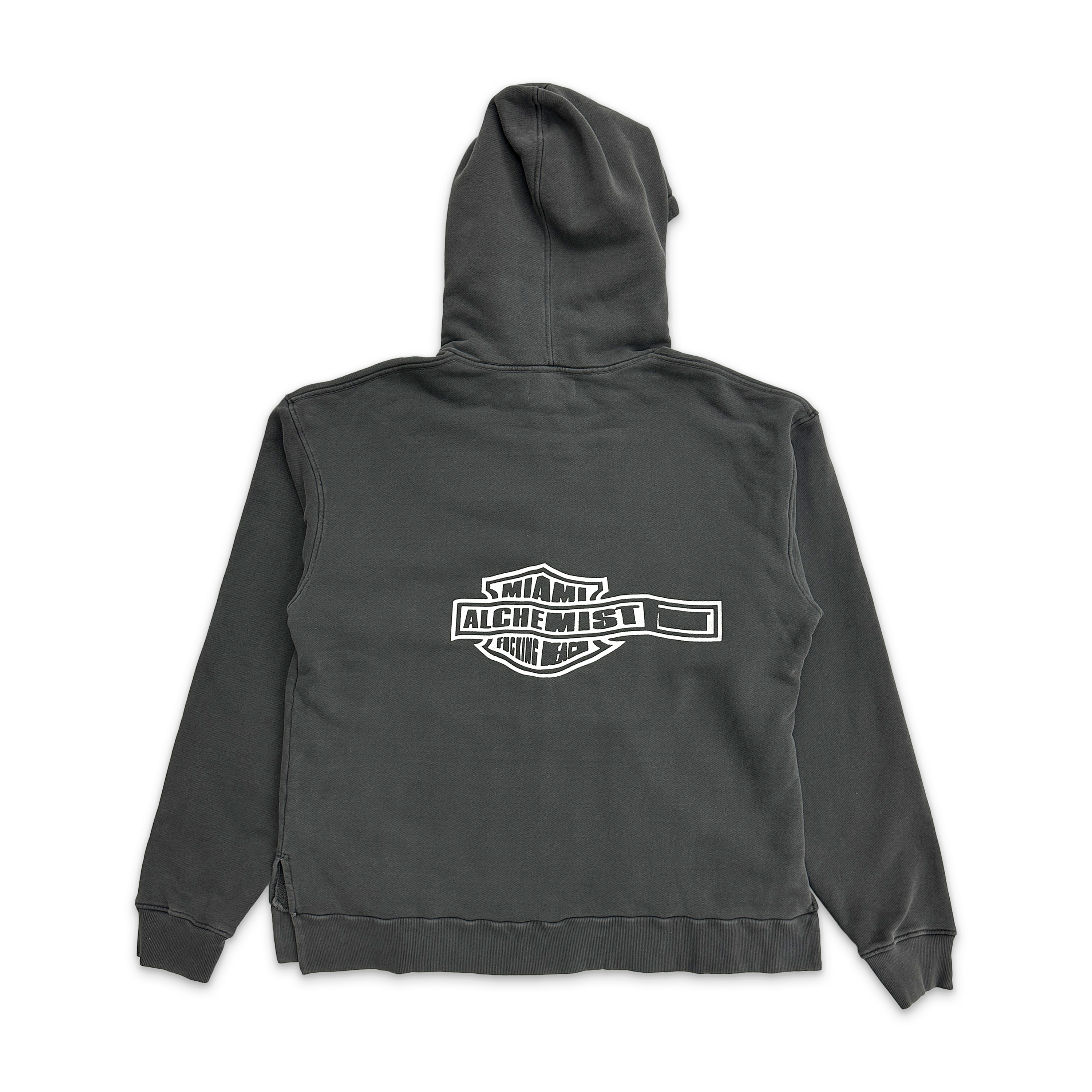 Alchemist, Wavy Zip Hoodie "Faded Black"