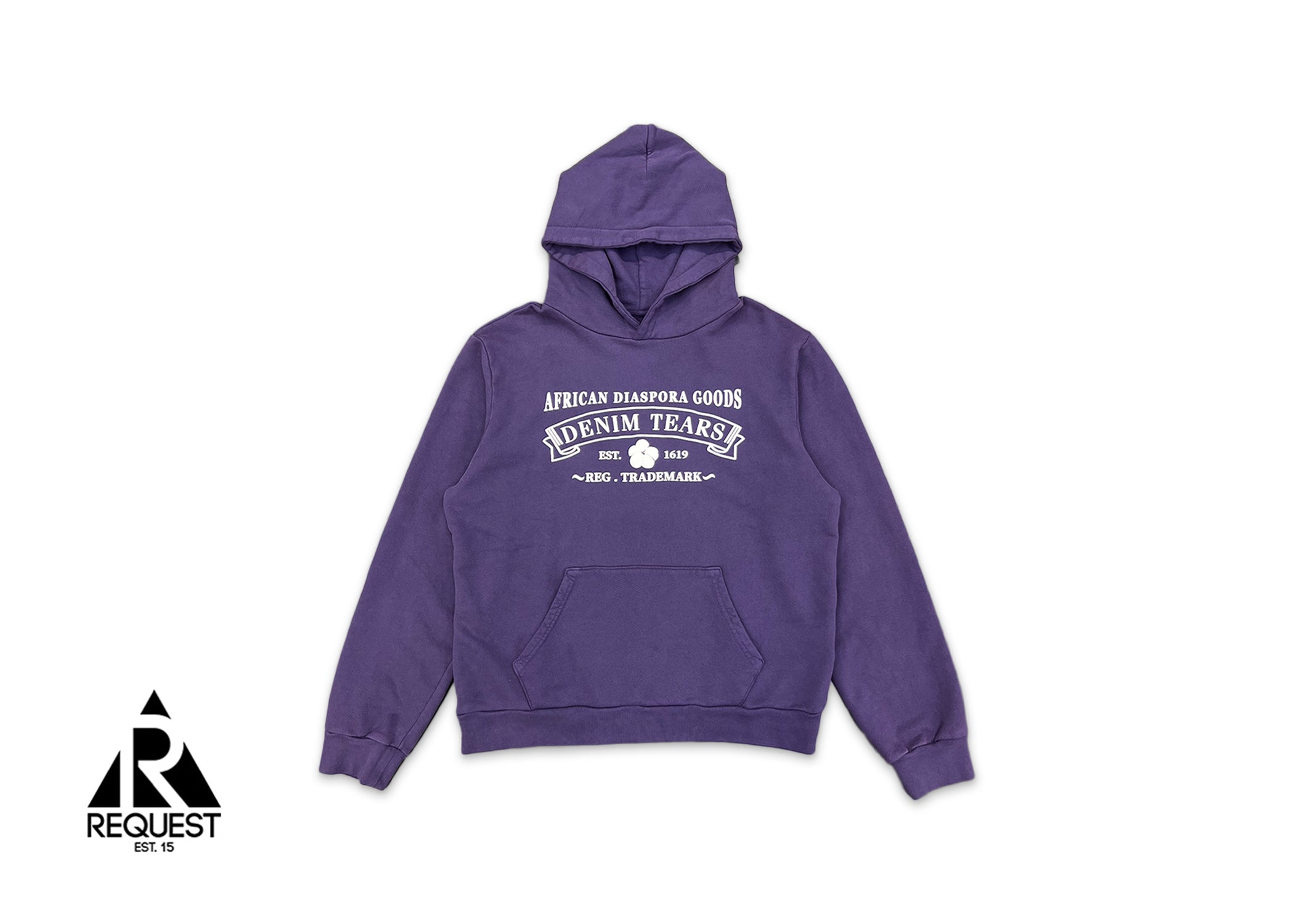 Denim Tears, ADG Hoodie "Washed Purple"