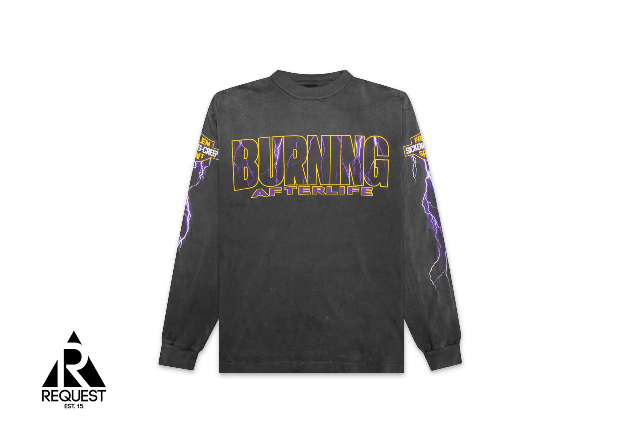 Saint Michael Burning Afterlife L/S Tee "Vintage Black"