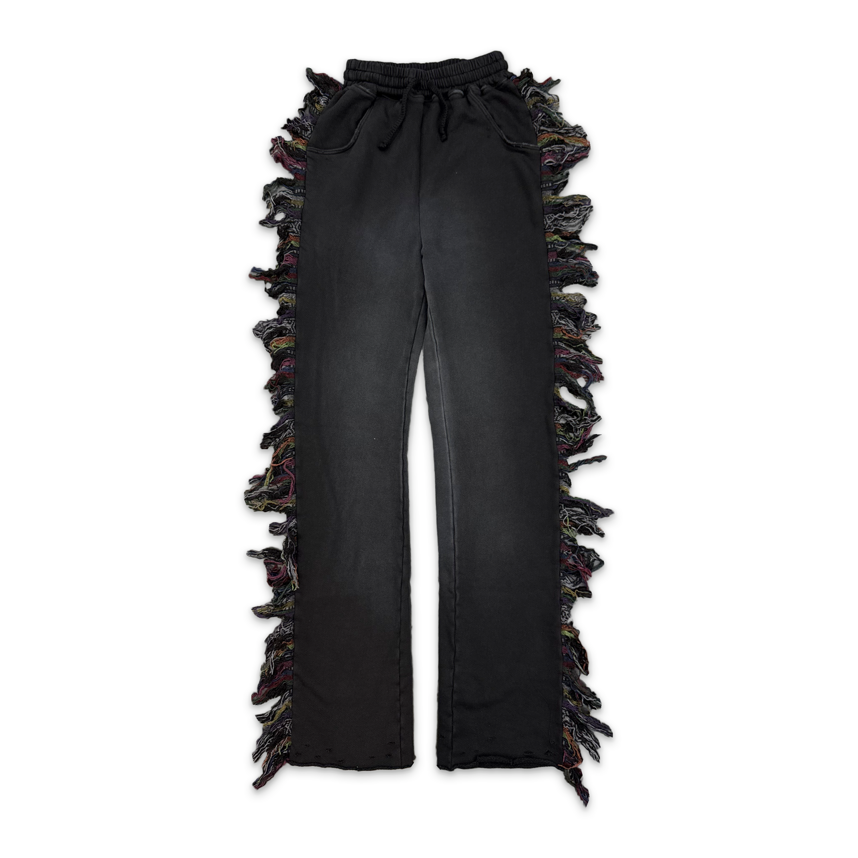 Alchemist, Atelier Fringe Joggers “Jet Black”