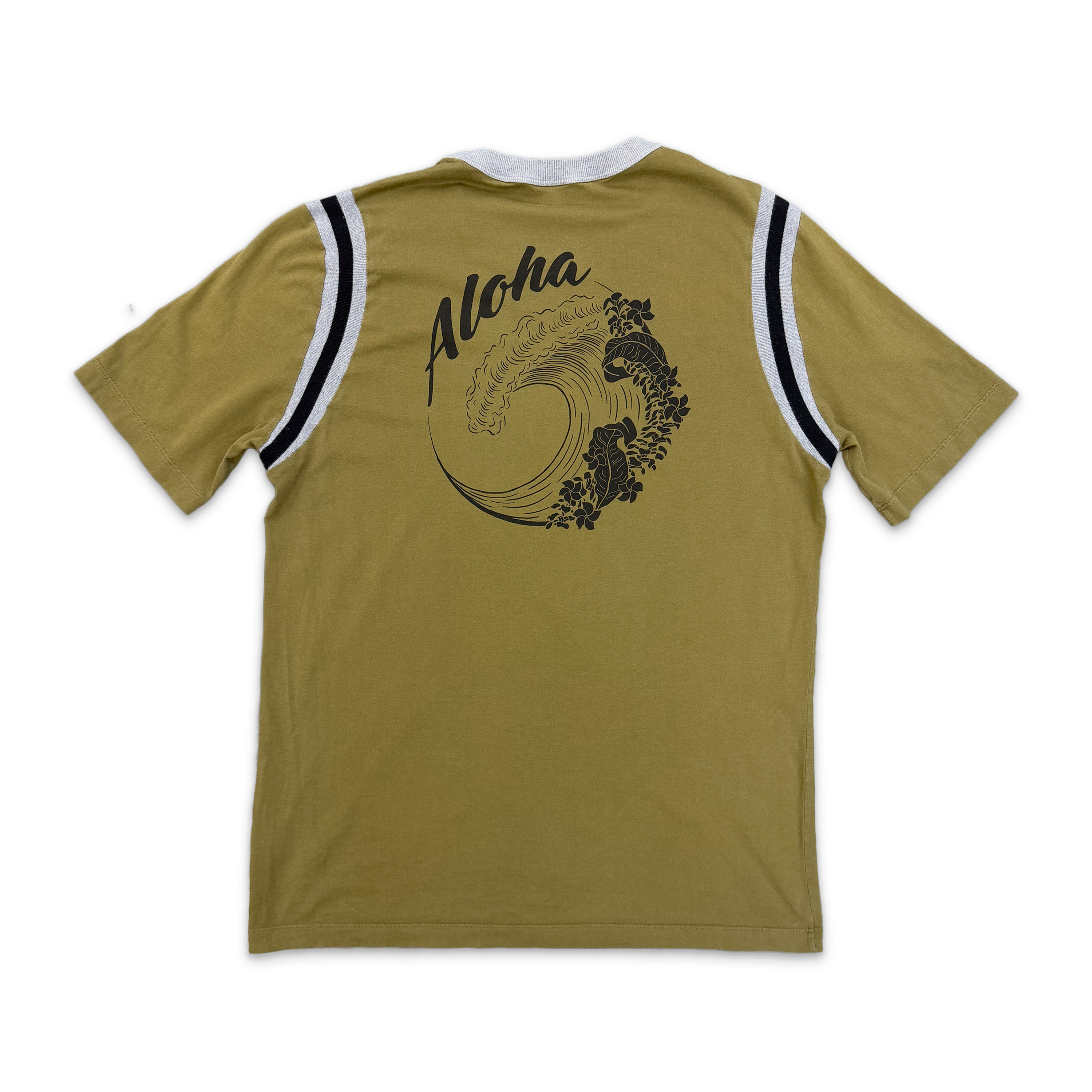 Aloha Varsity Tee "Olive Green"