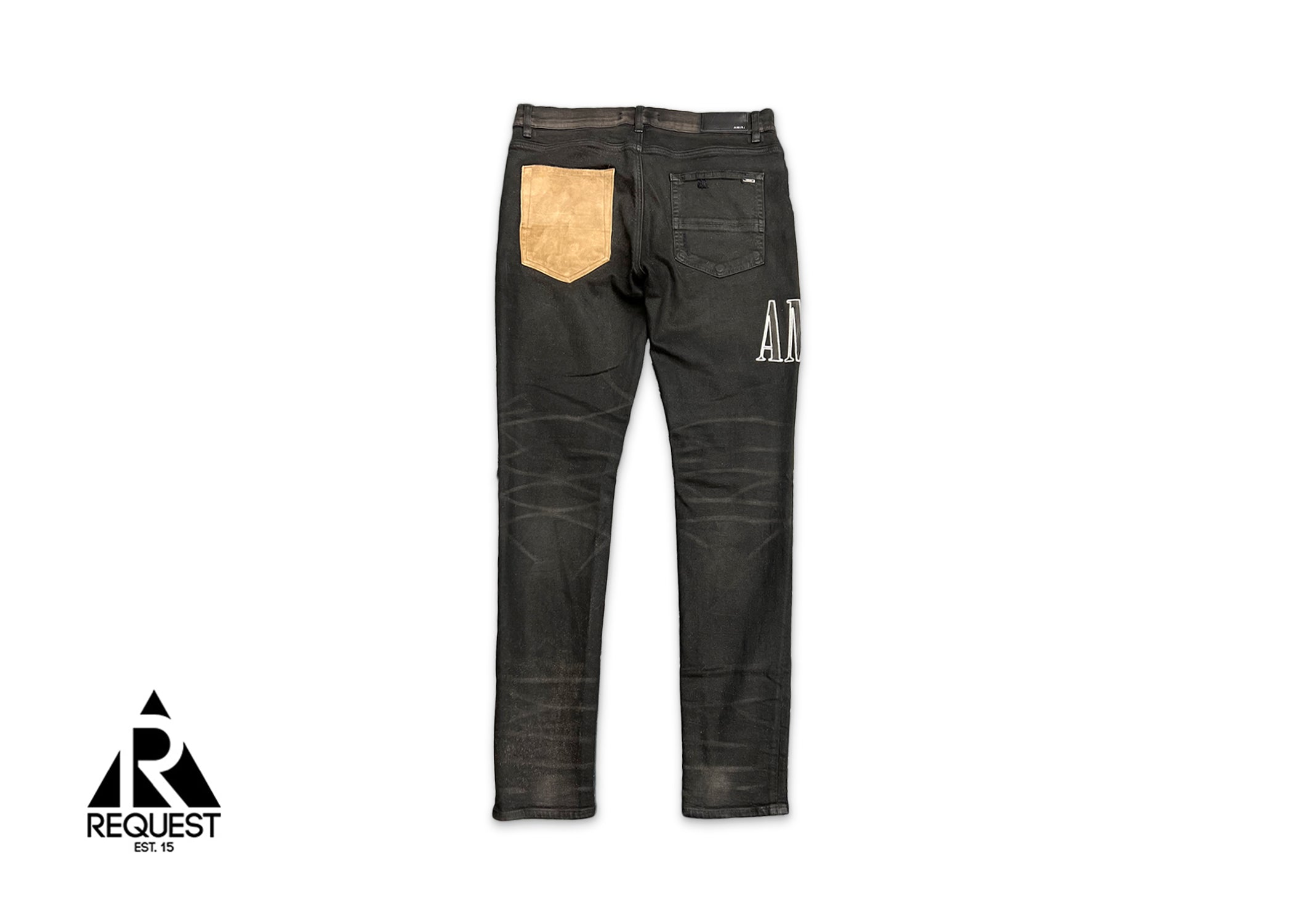Amiri, Grunge Patch Jeans "Black"
