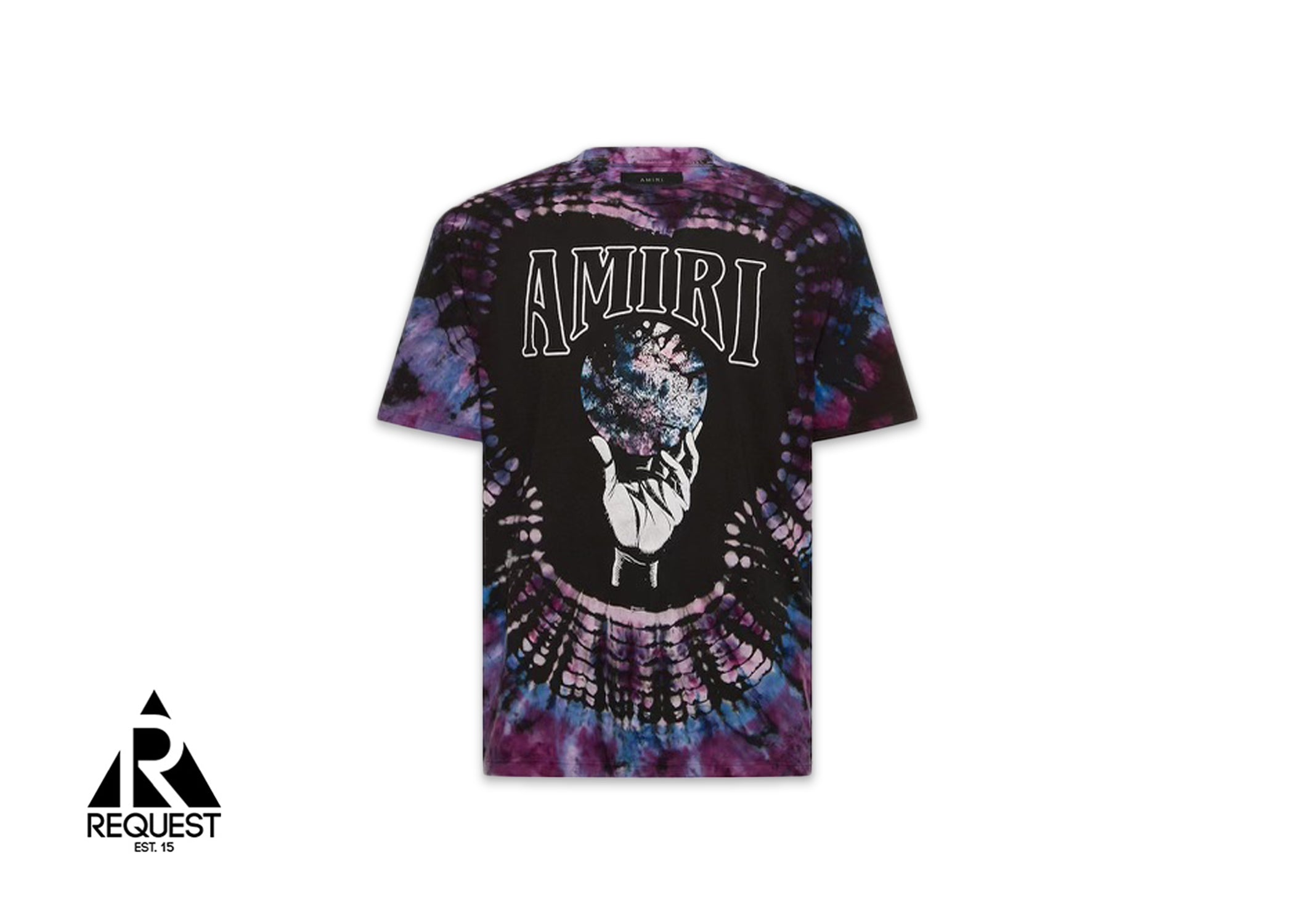 Amiri Crystal Ball Tie Dye Tee “Purple”