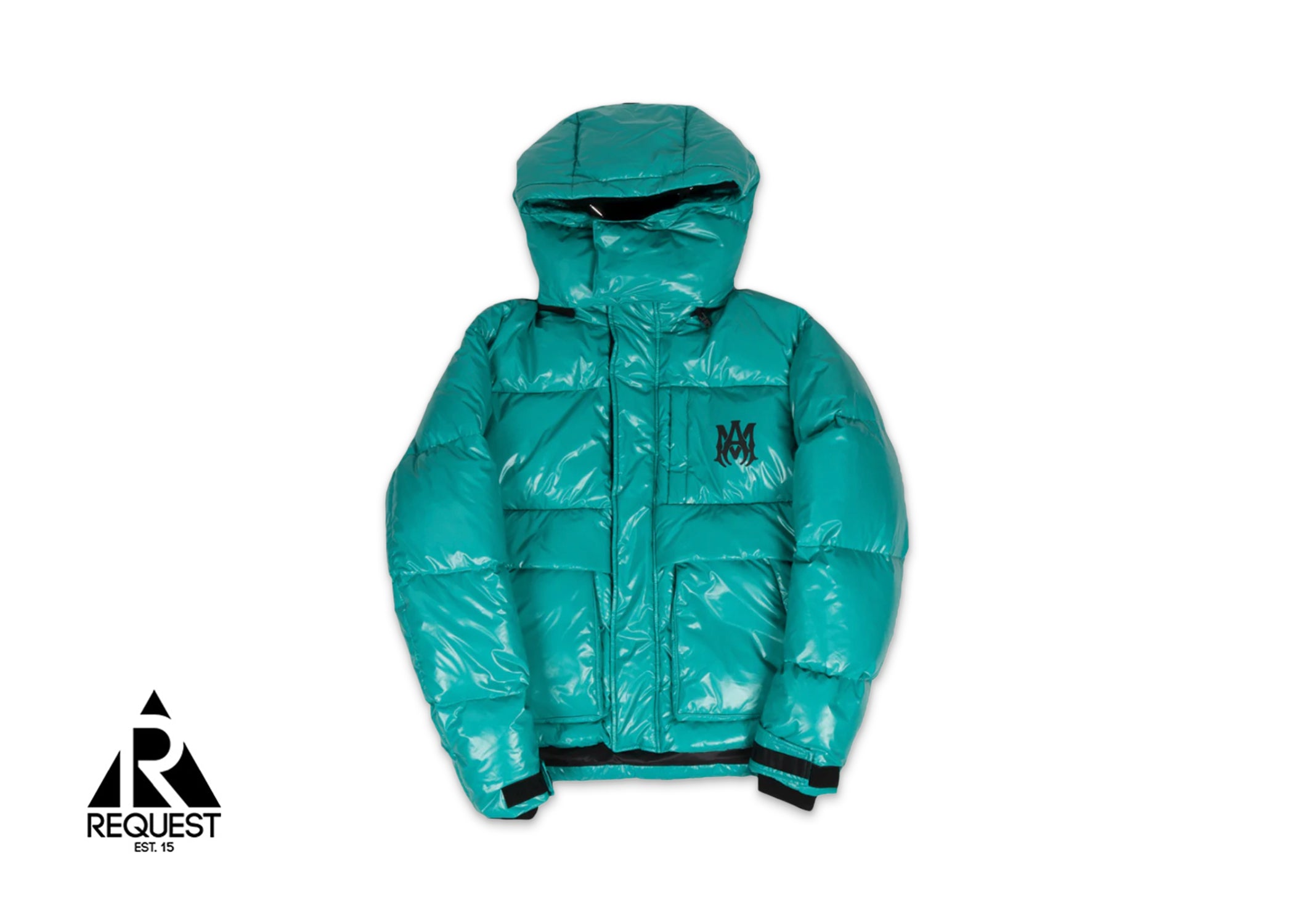Amiri Columbia Puffer Jacker "Teal"