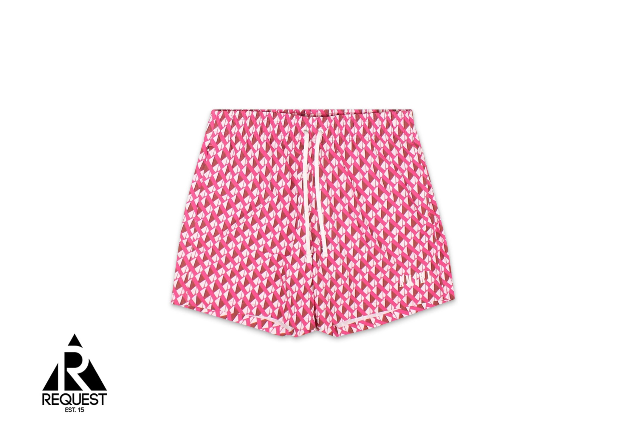 Amiri AAA Swim Trunks "White/Red"