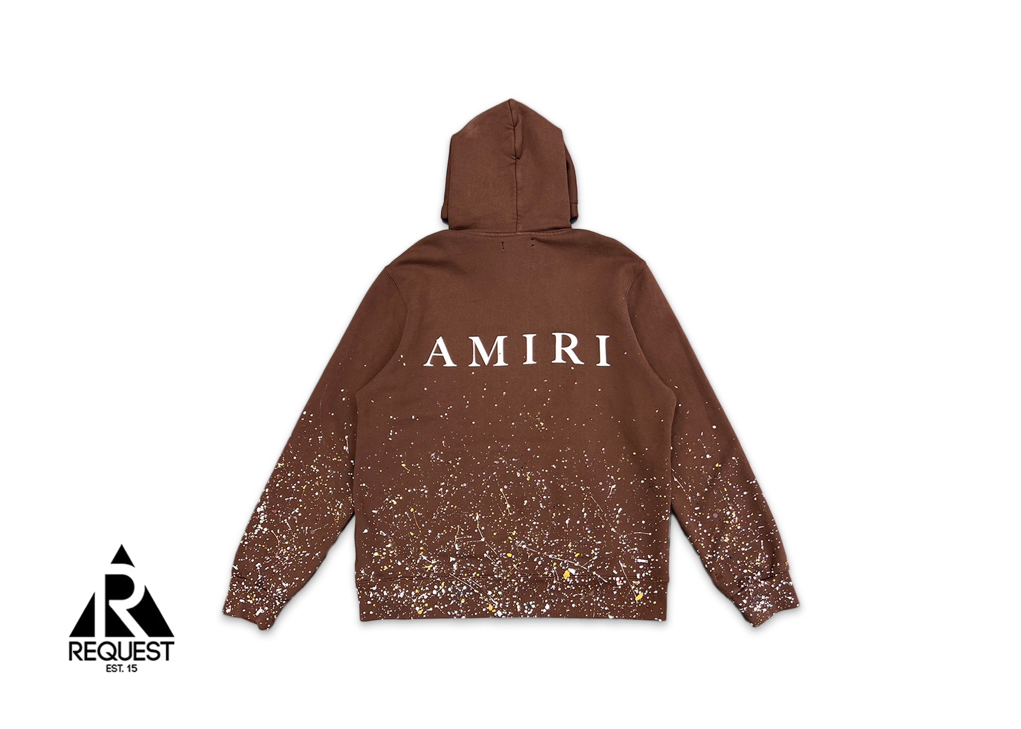 Amiri, Crystal Painter Hoodie "Brown"