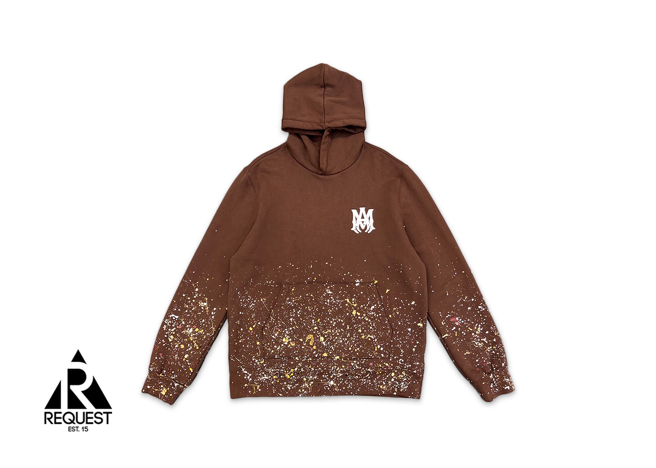 Amiri, Crystal Painter Hoodie "Brown"