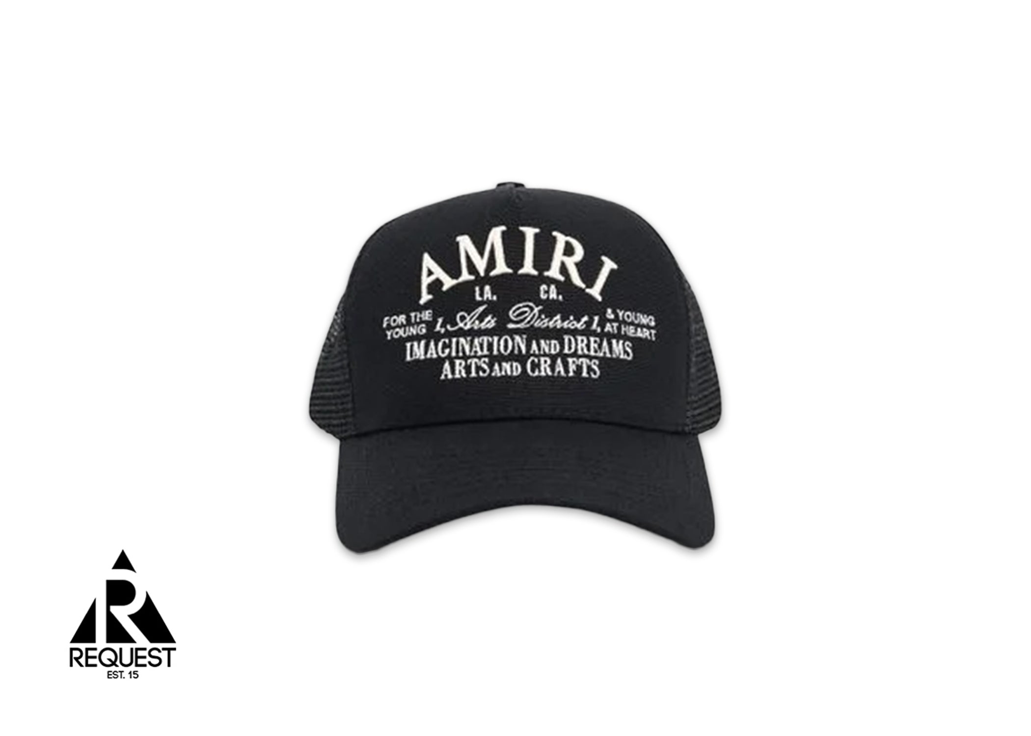Amiri Arts District Trucker Hat "Black"
