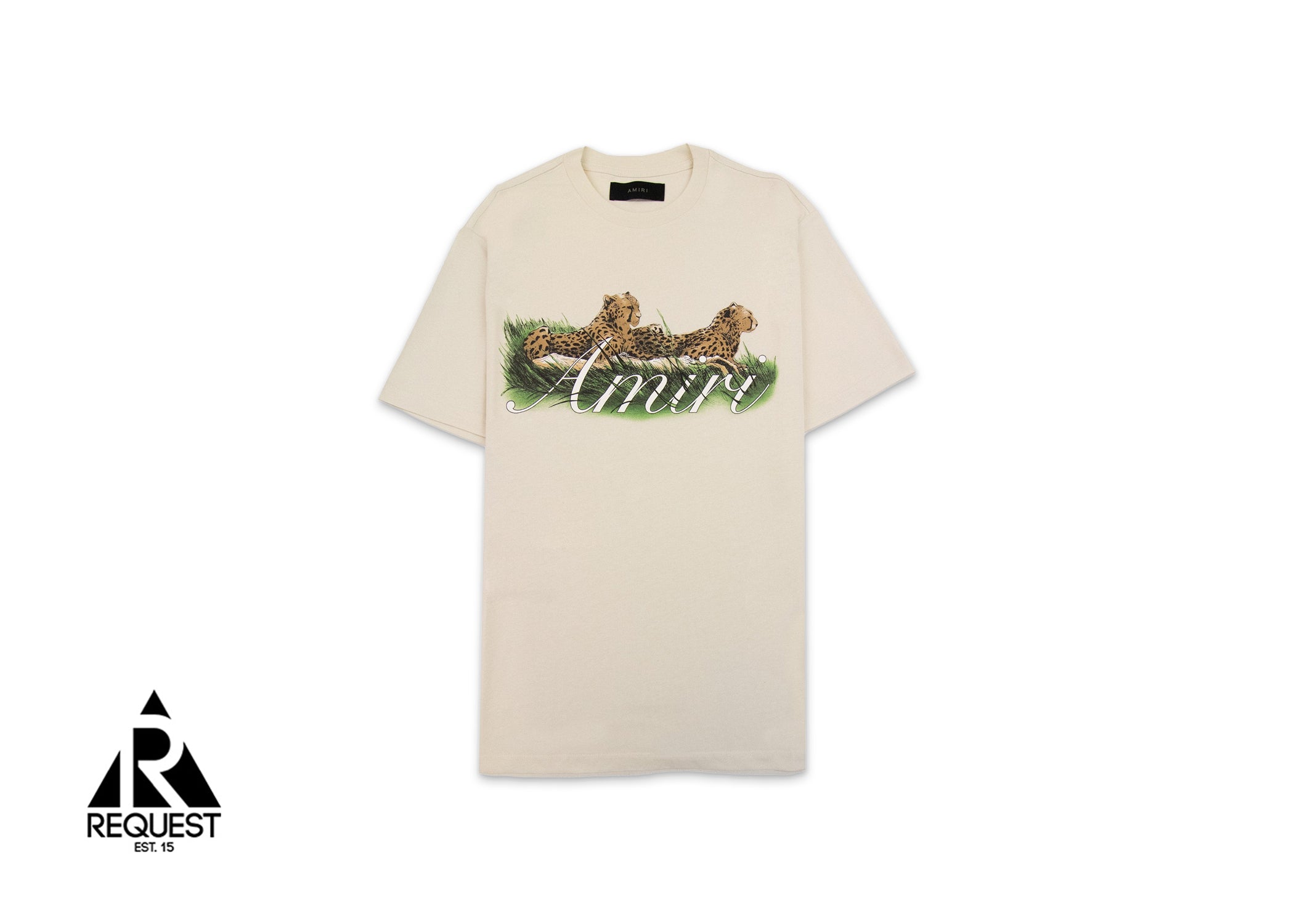 Amiri Cheetah Logo Tee "White"
