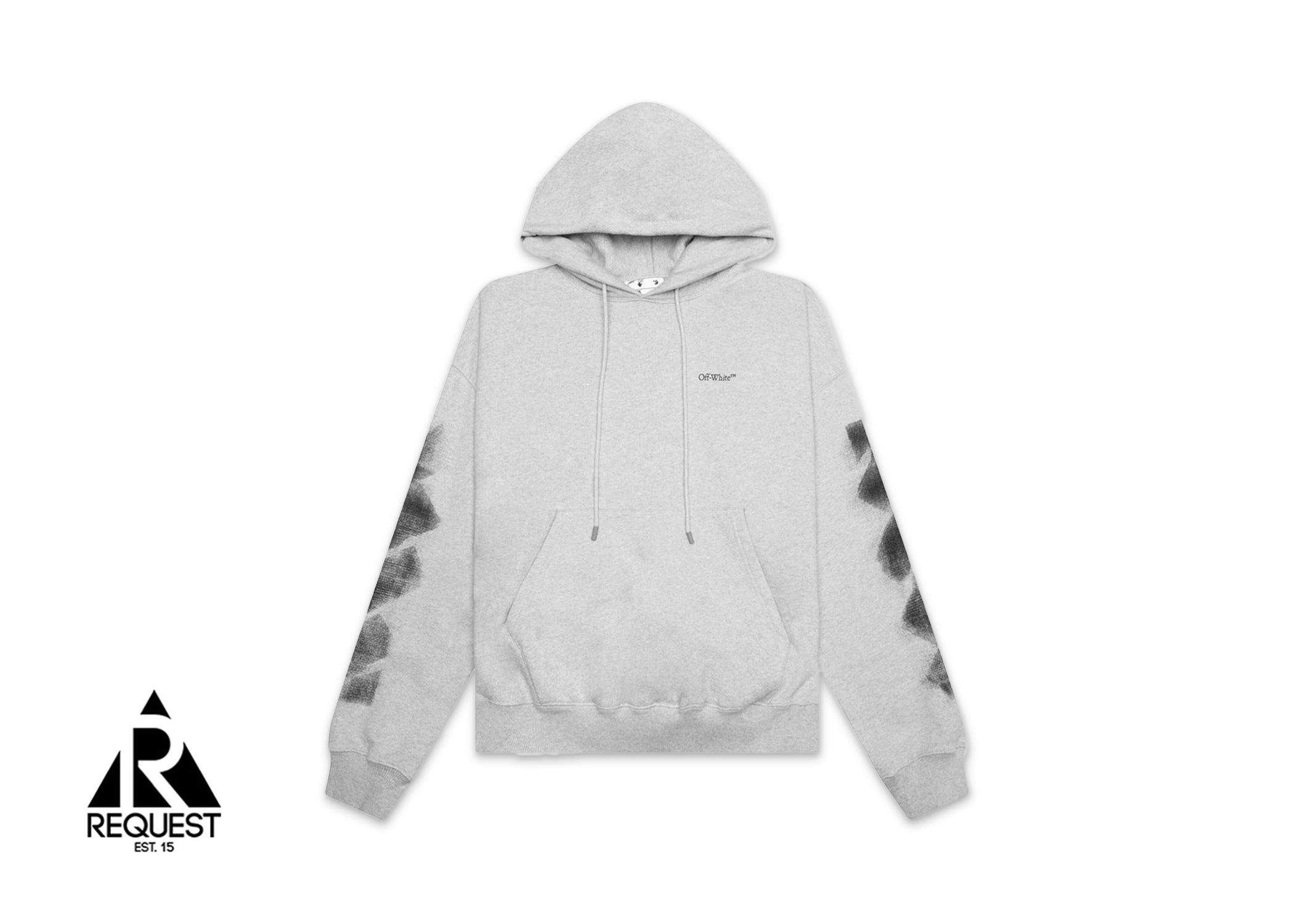Off-White Jumbo Arrows Hoodie "Melange Grey"