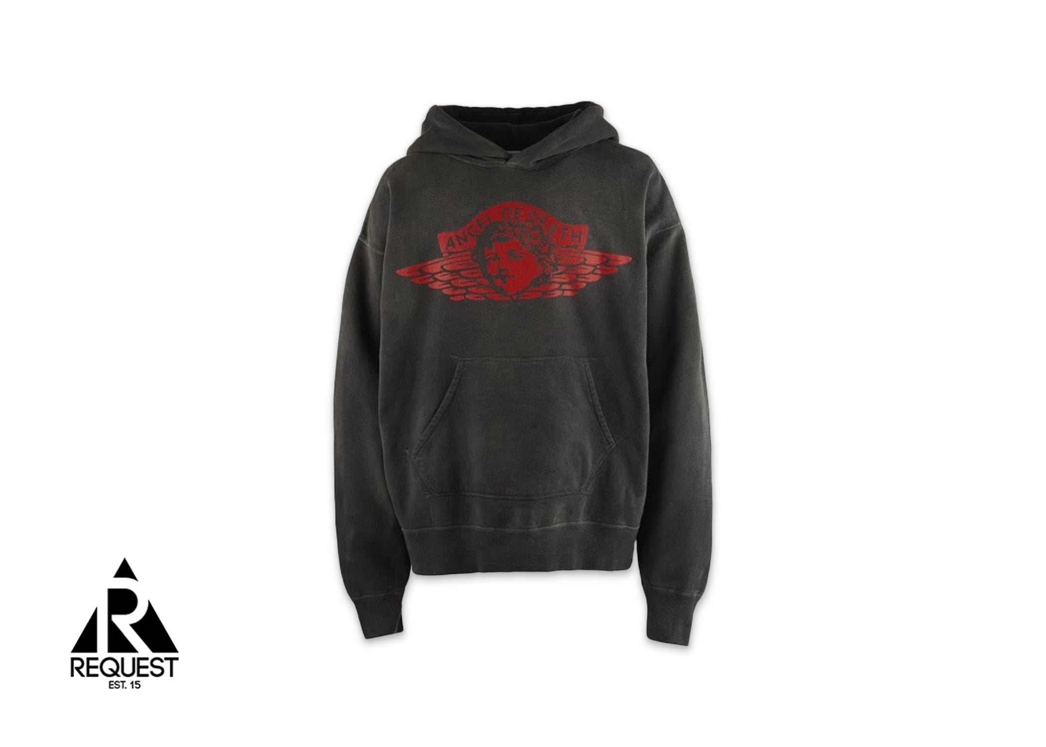 Saint Michael Angel Of Death Hoodie "Black/Red"