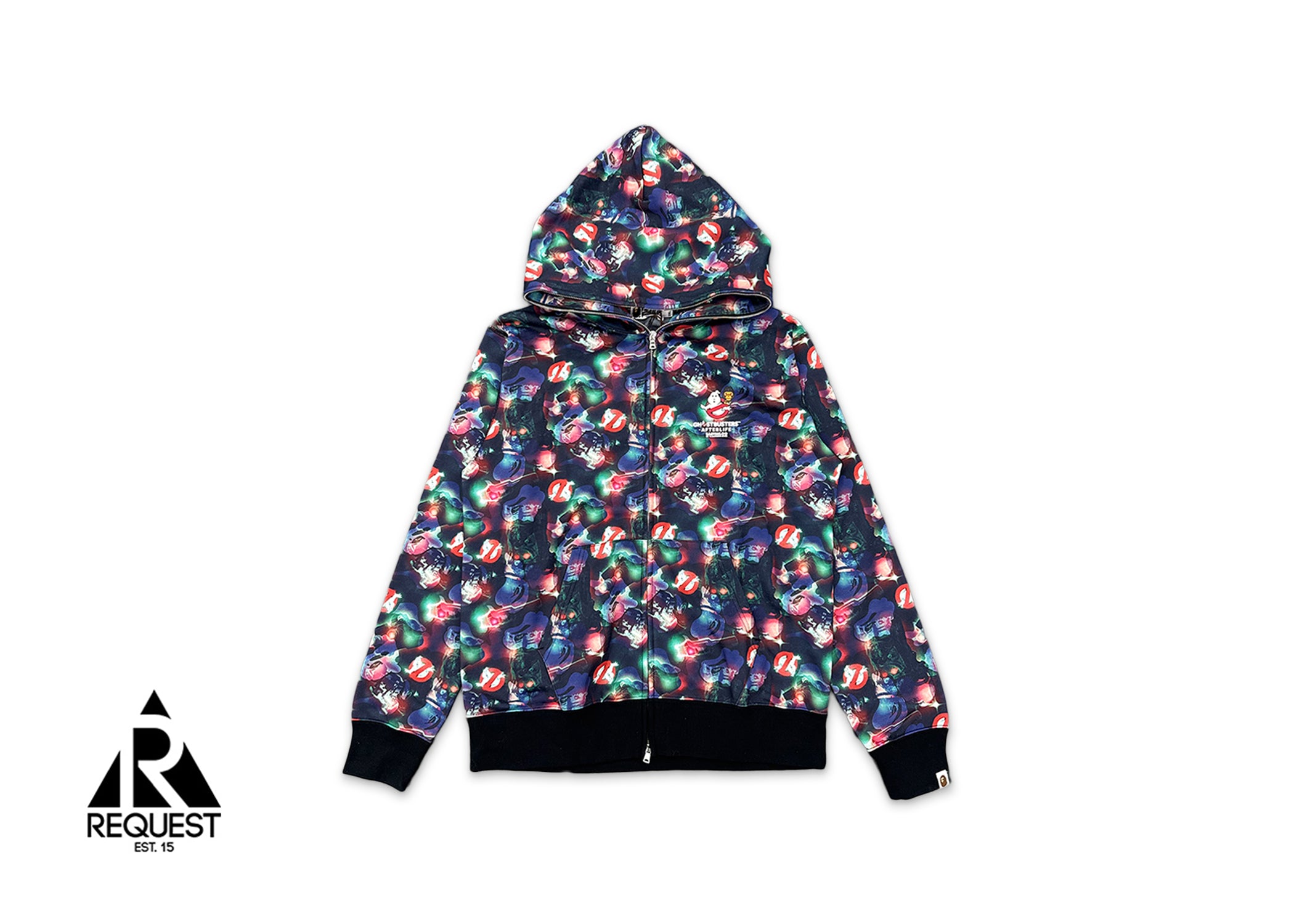 A Bathing Ape (BAPE), BAPE x Ghostbusters Camo Full Zip Hoodie "Multi"